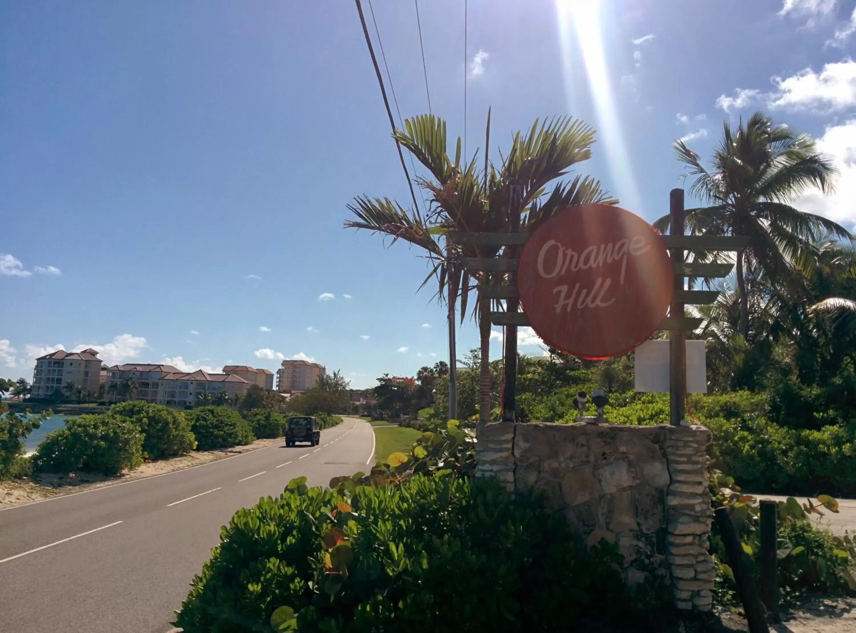 Facade/entrance in Orange Hill Beach Inn