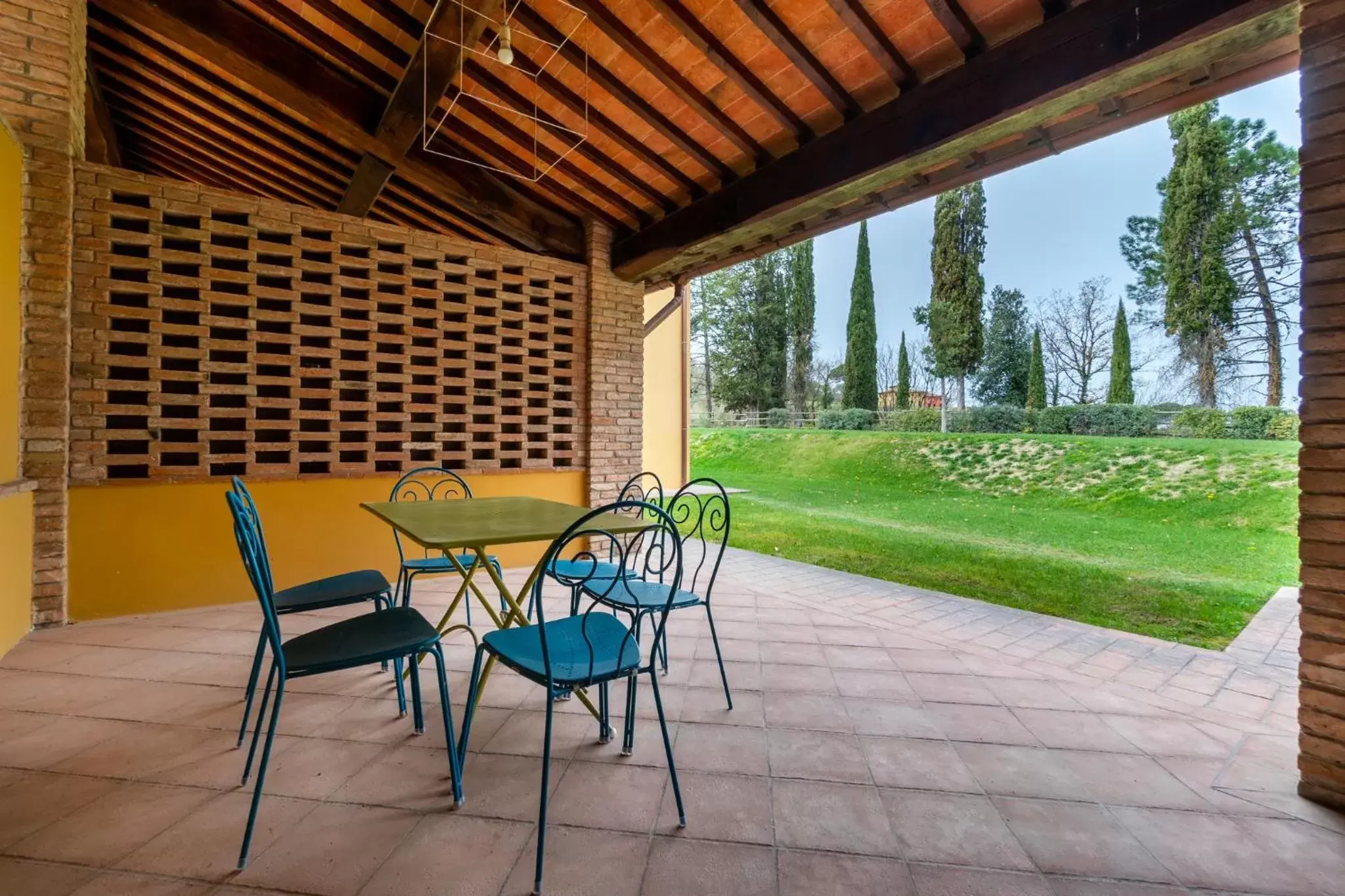 Patio in Boccioleto Resort