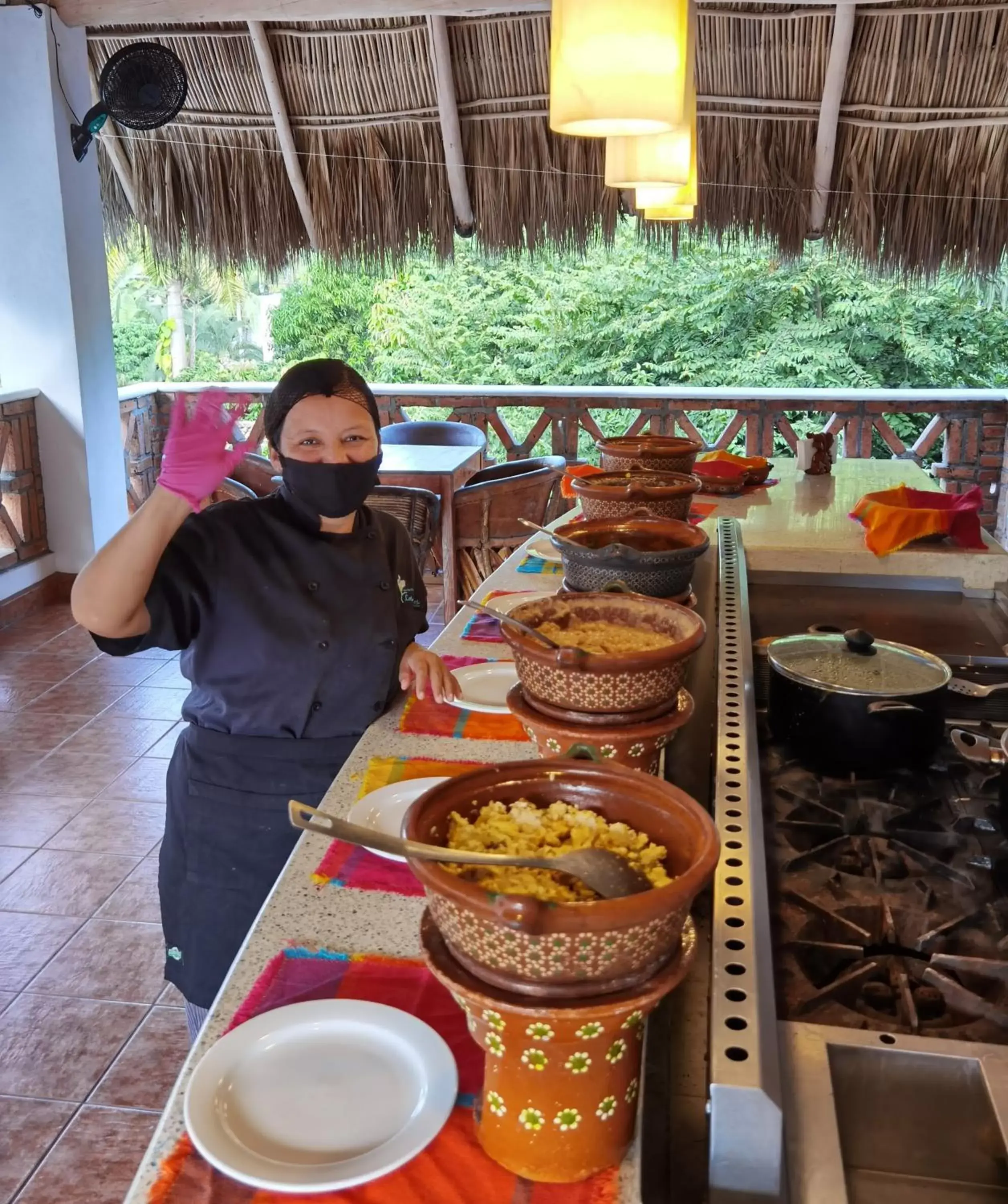 Restaurant/places to eat in Hotelito Los Sueños