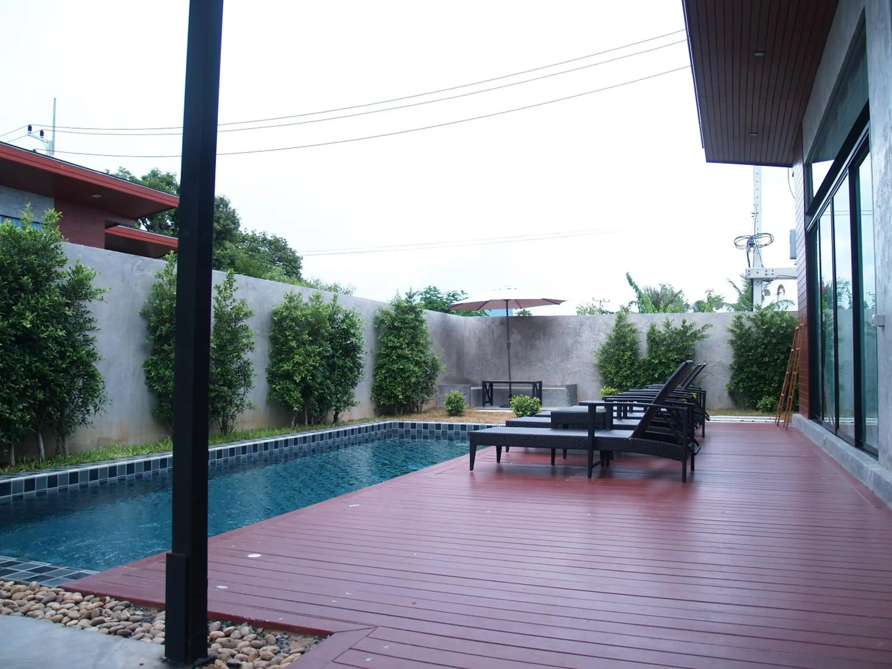 Balcony/Terrace, Swimming Pool in Sea Two Pool Villa Resort Pattaya