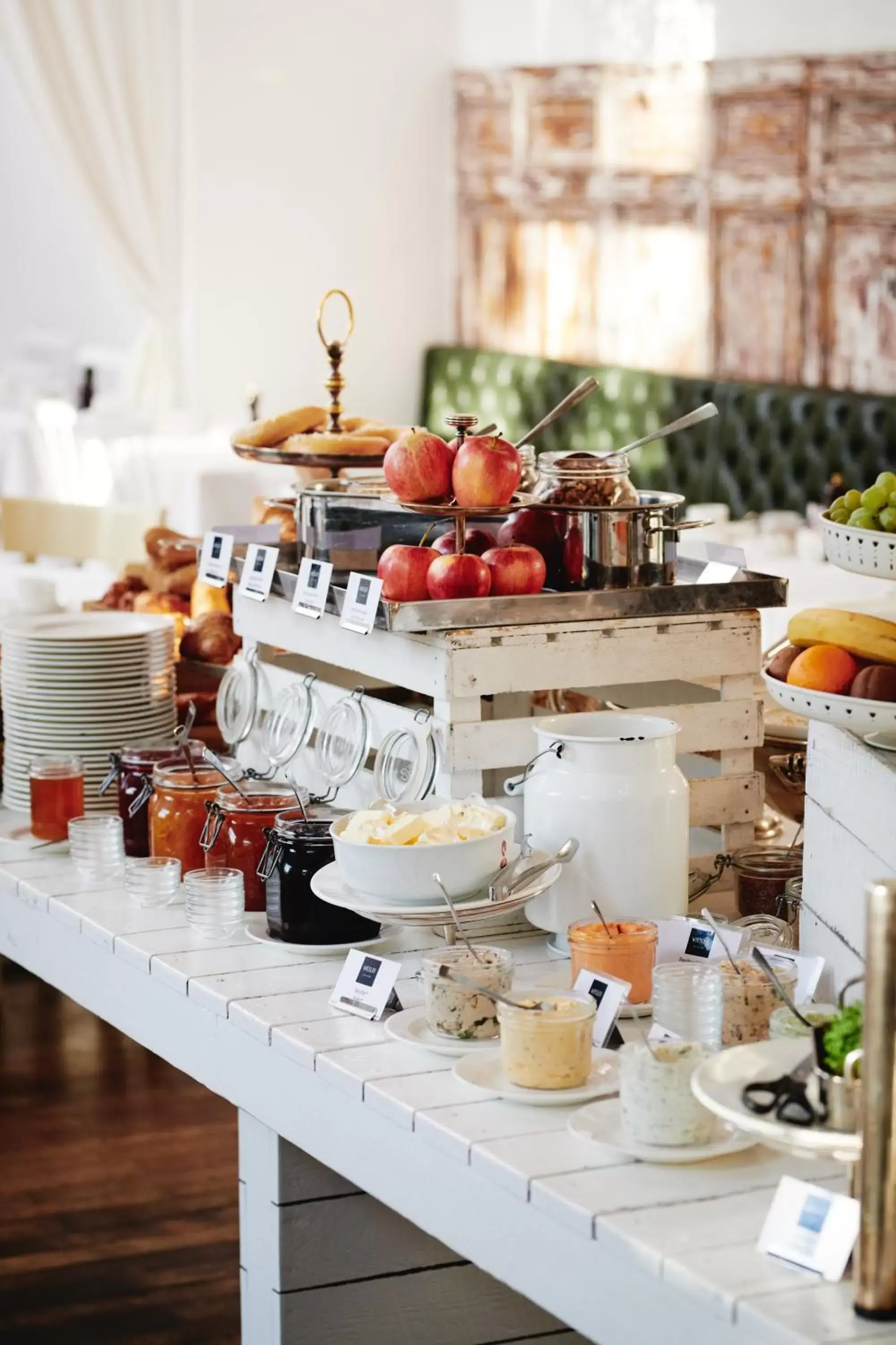 Buffet breakfast, Food in Grand Hotel Wiesler