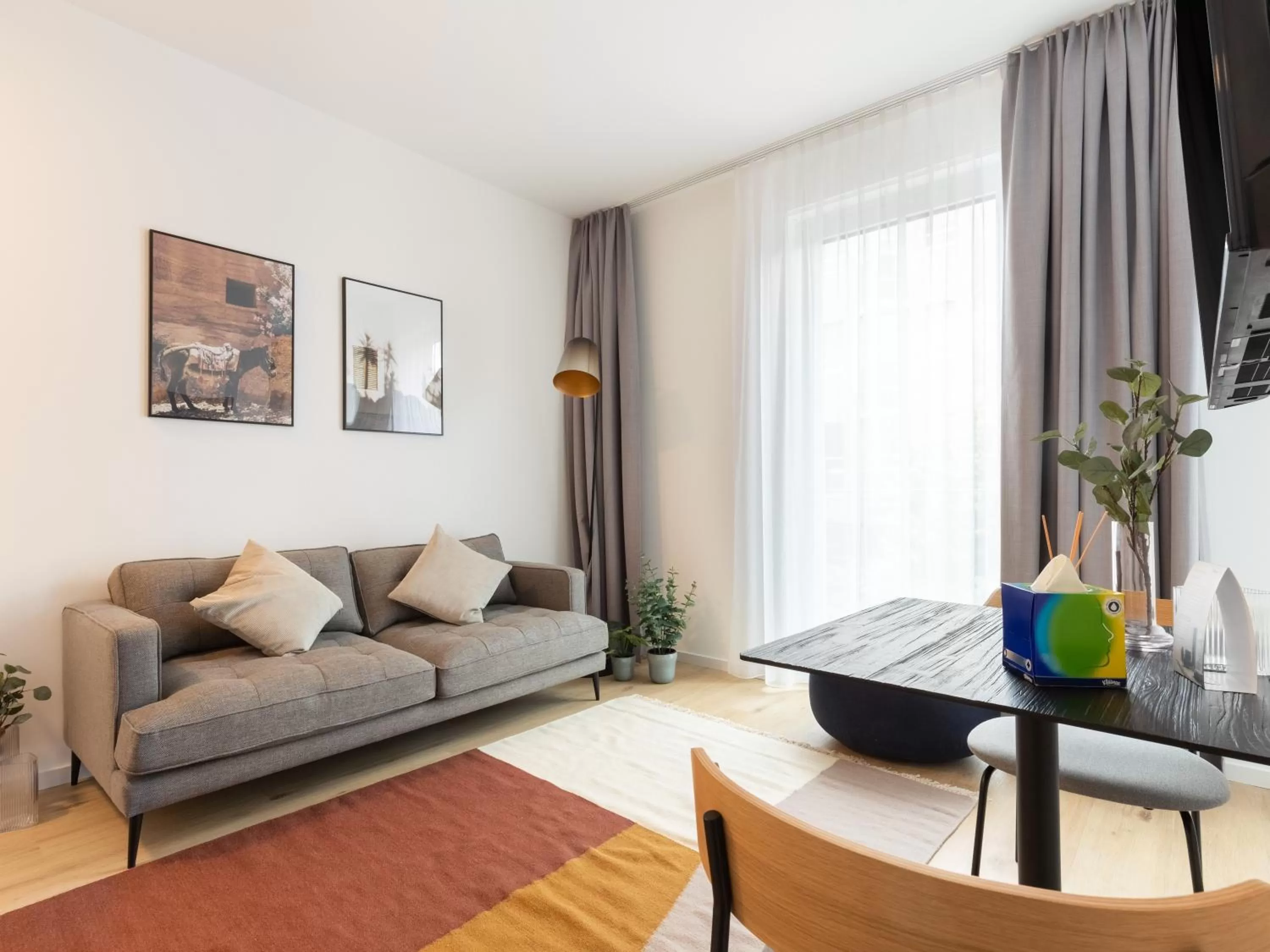 Seating area in Limehome Gütersloh Eickhoffstraße