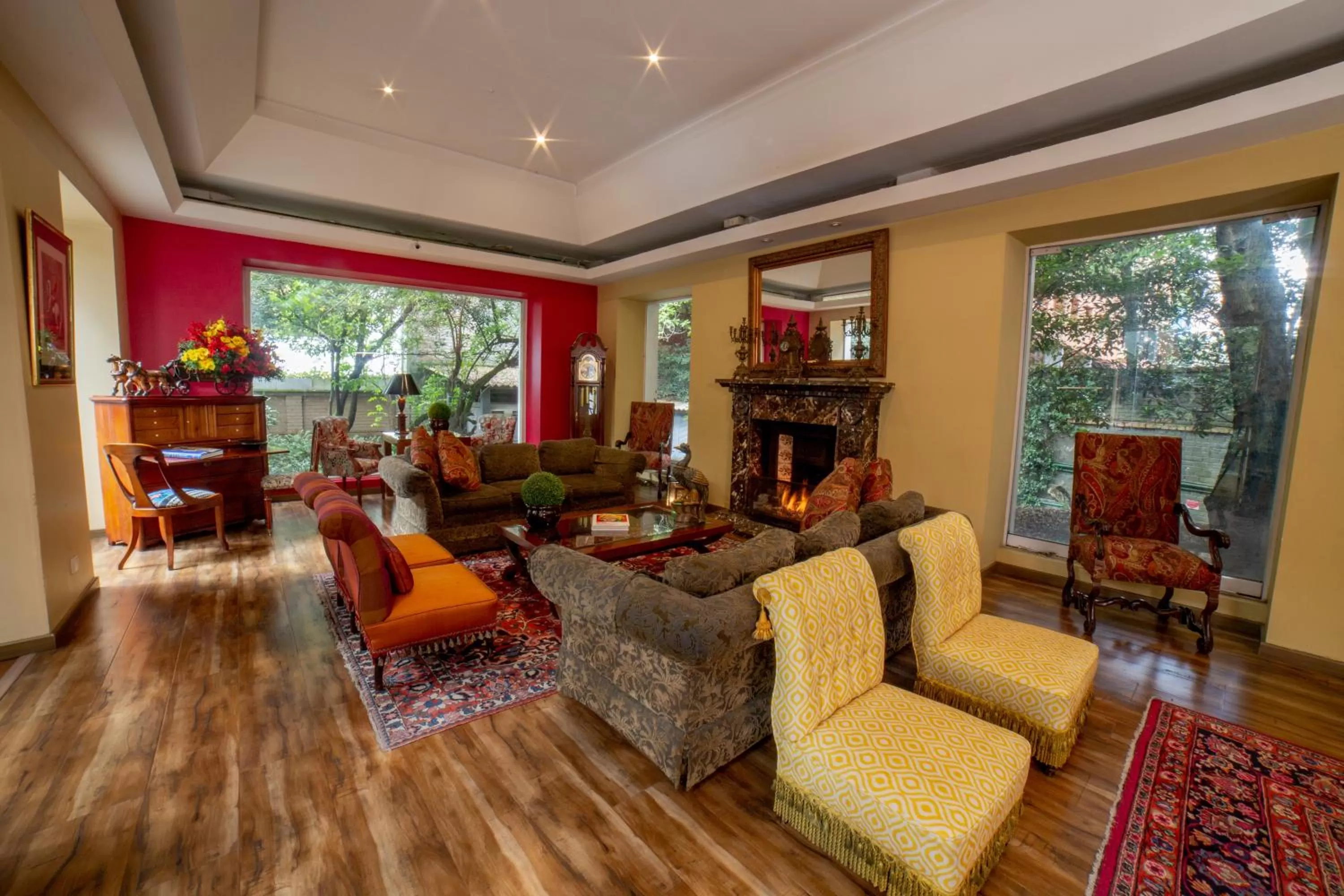 Living room in Hotel Portón de la Cabrera
