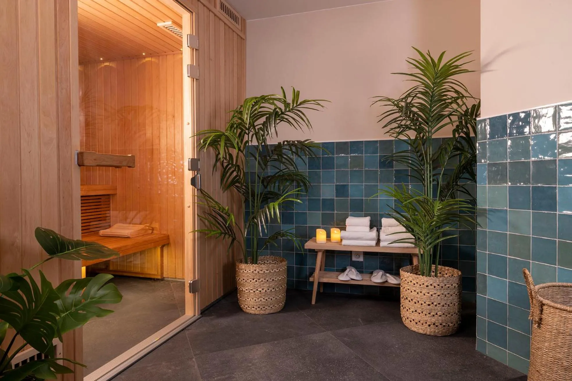 Sauna in Hôtel Joe M