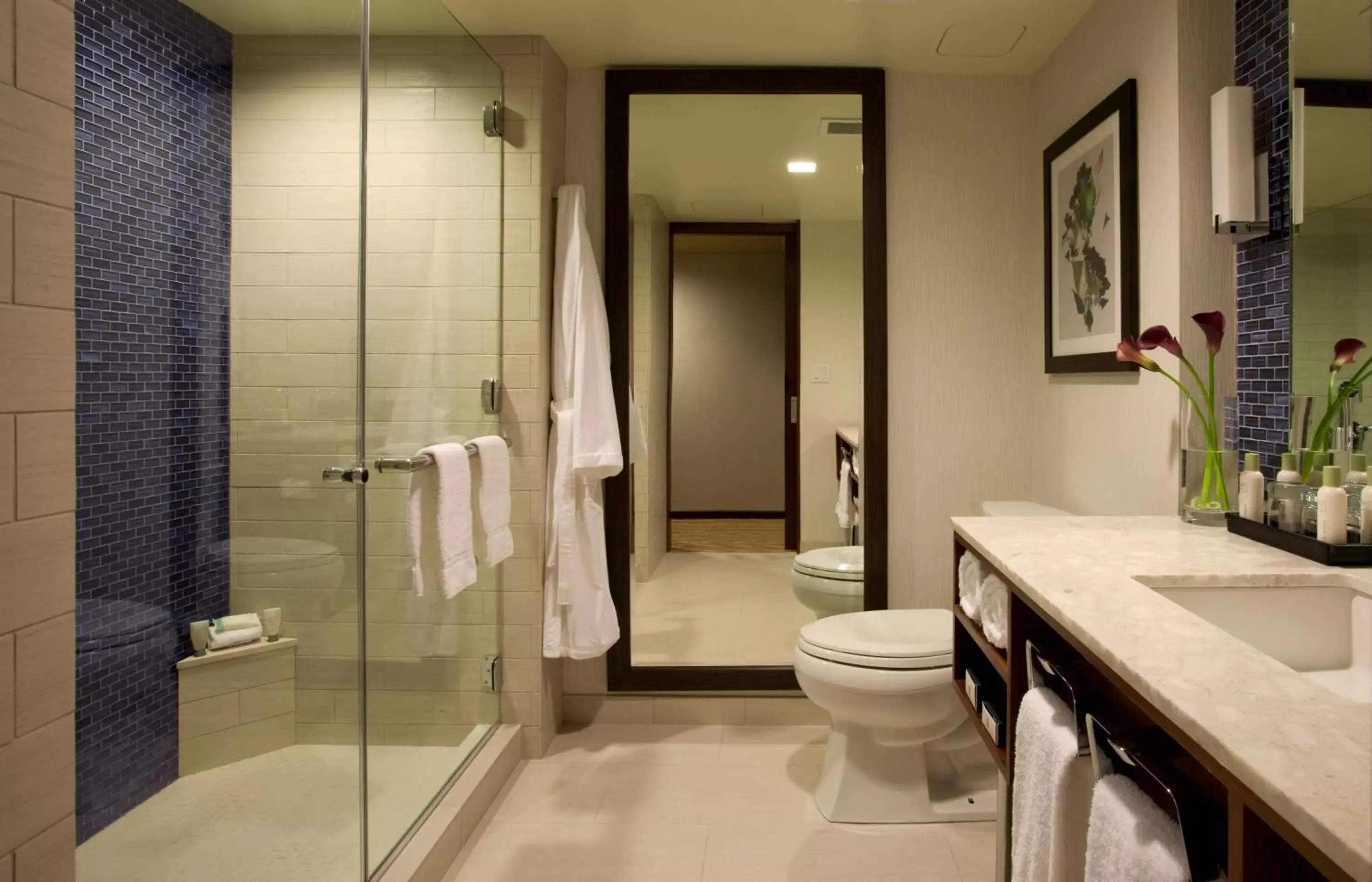 Bathroom in InterContinental New York Times Square, an IHG Hotel