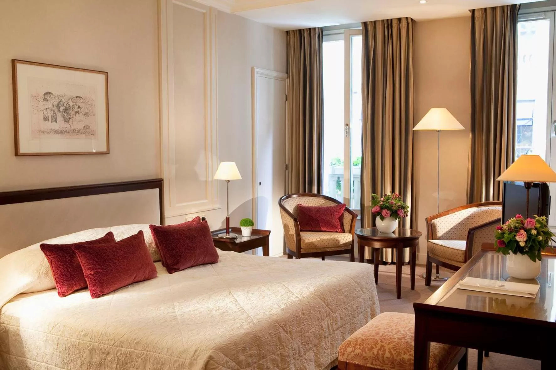 Bed in Hôtel Bedford