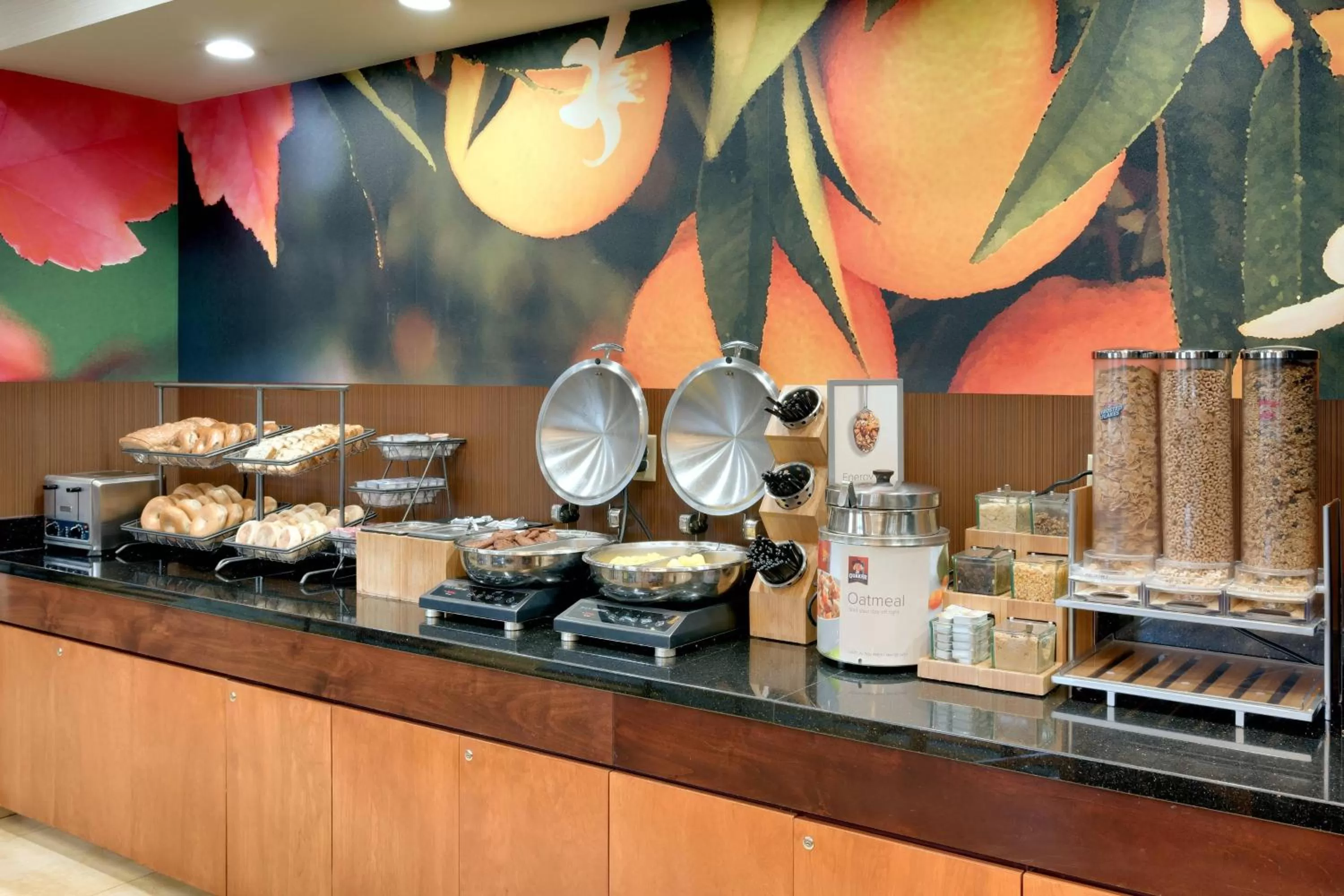 Breakfast in Fairfield Inn & Suites Salt Lake City Airport