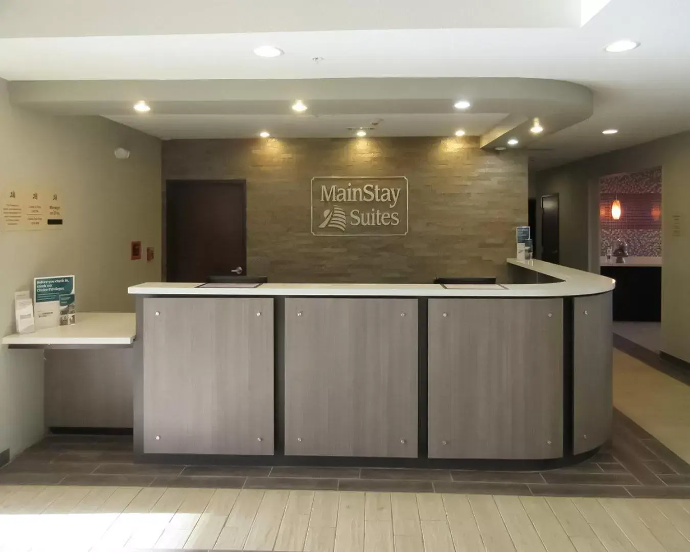 Lobby or reception in MainStay Suites Midland Lobby or reception in MainStay Suites Midland