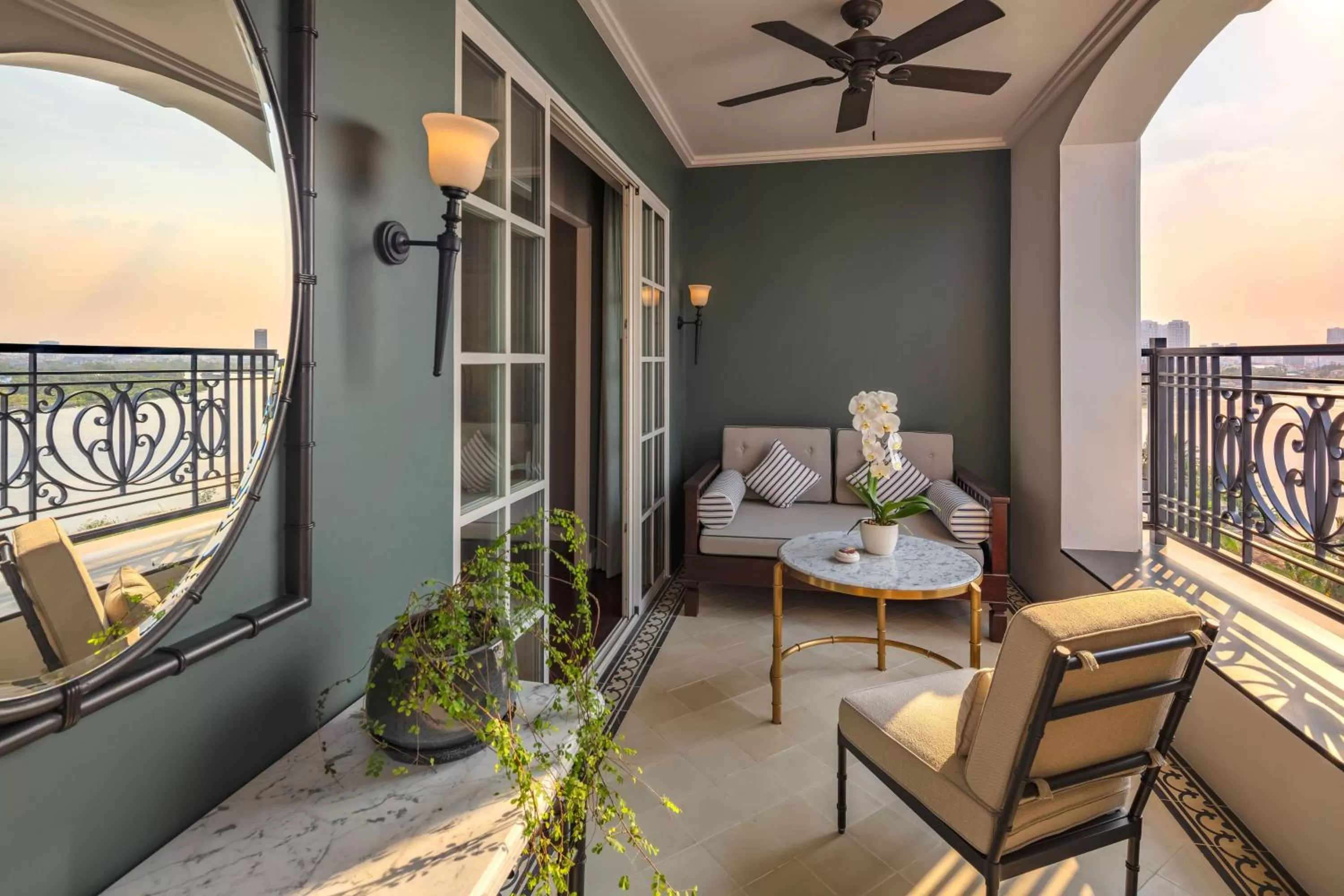 Balcony/Terrace in Mia Saigon – Luxury Boutique Hotel