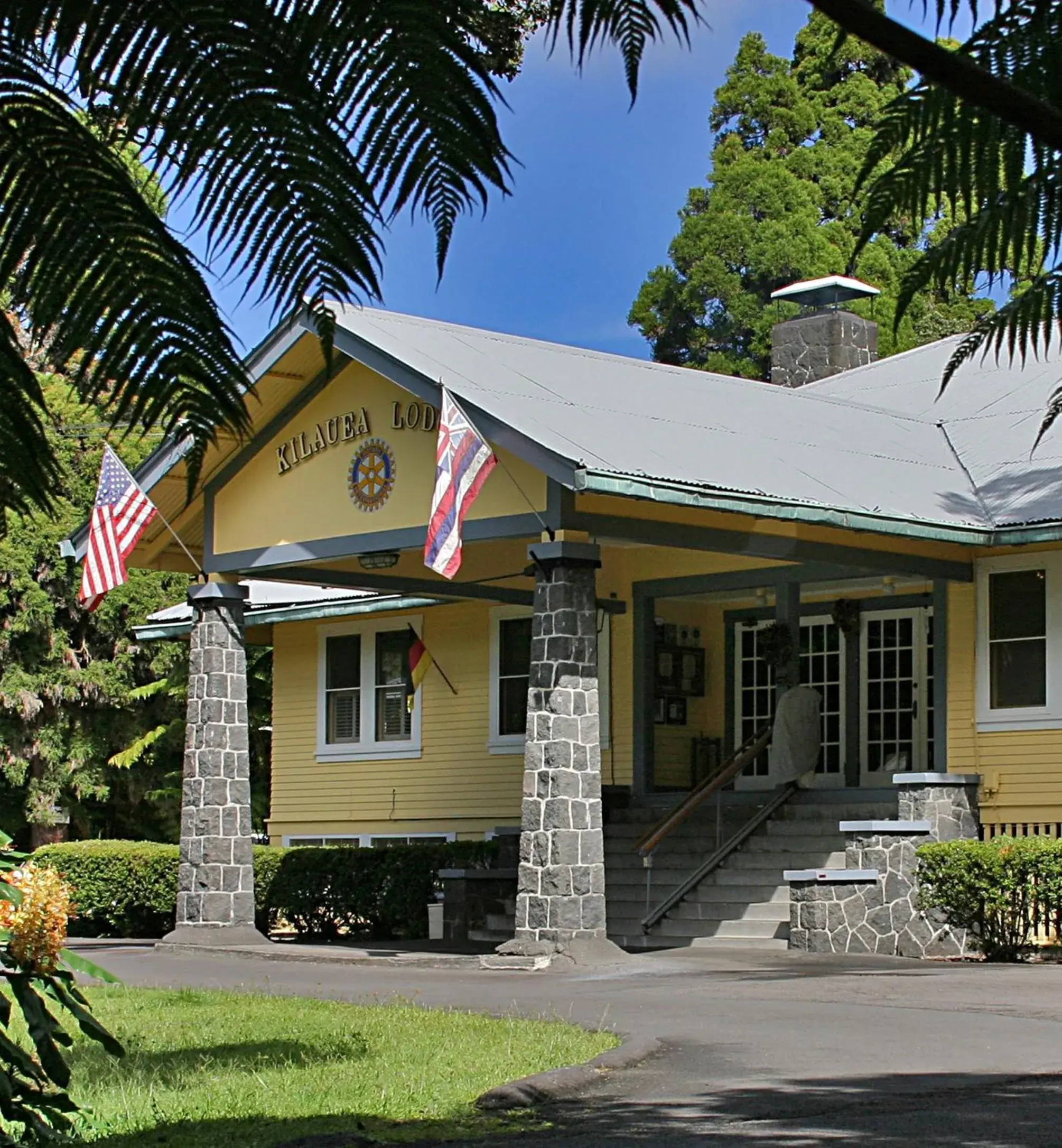 Facade/entrance, Property Building in Kilauea Lodge and Restaurant