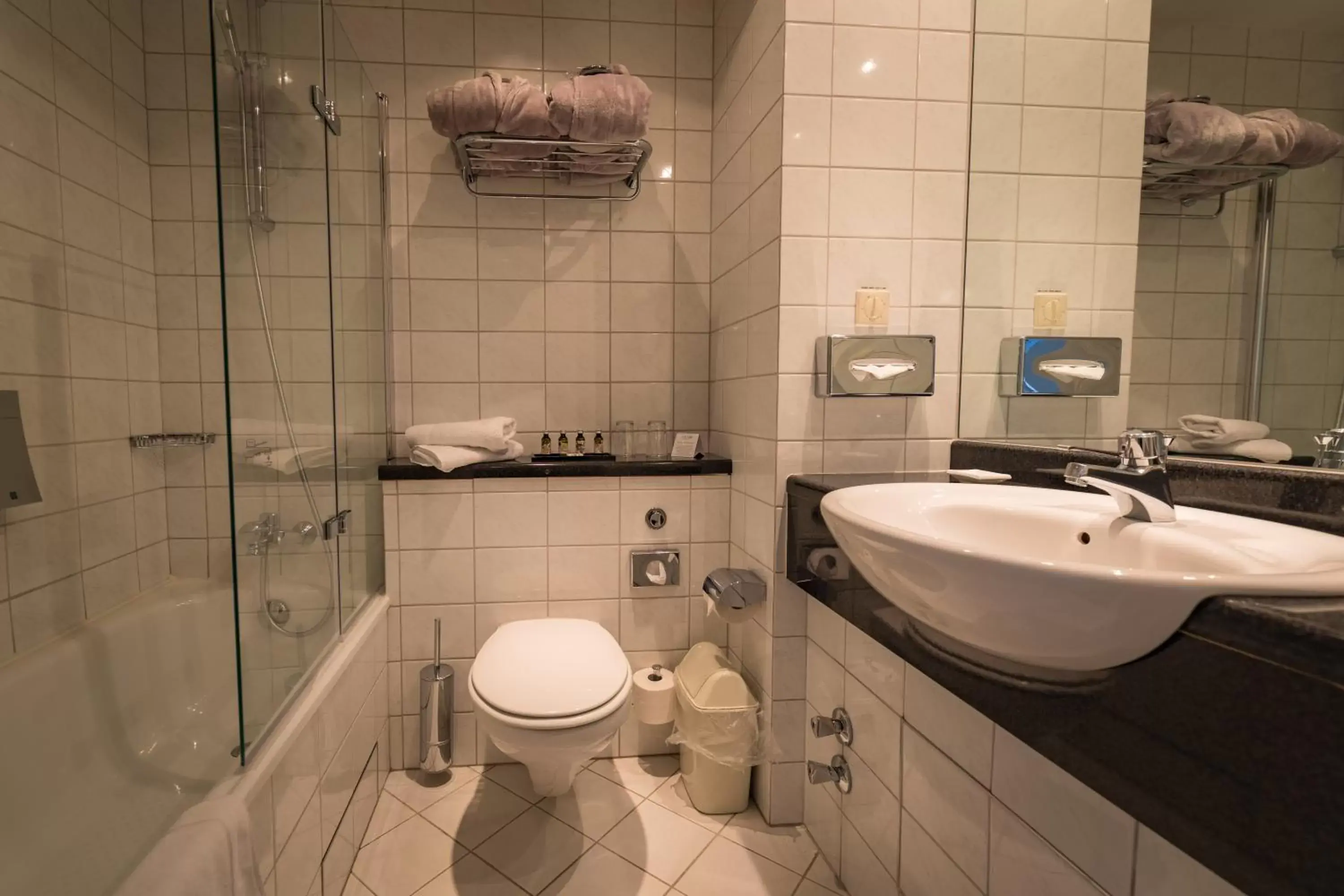 Bathroom in First Inn Hotel Zwickau