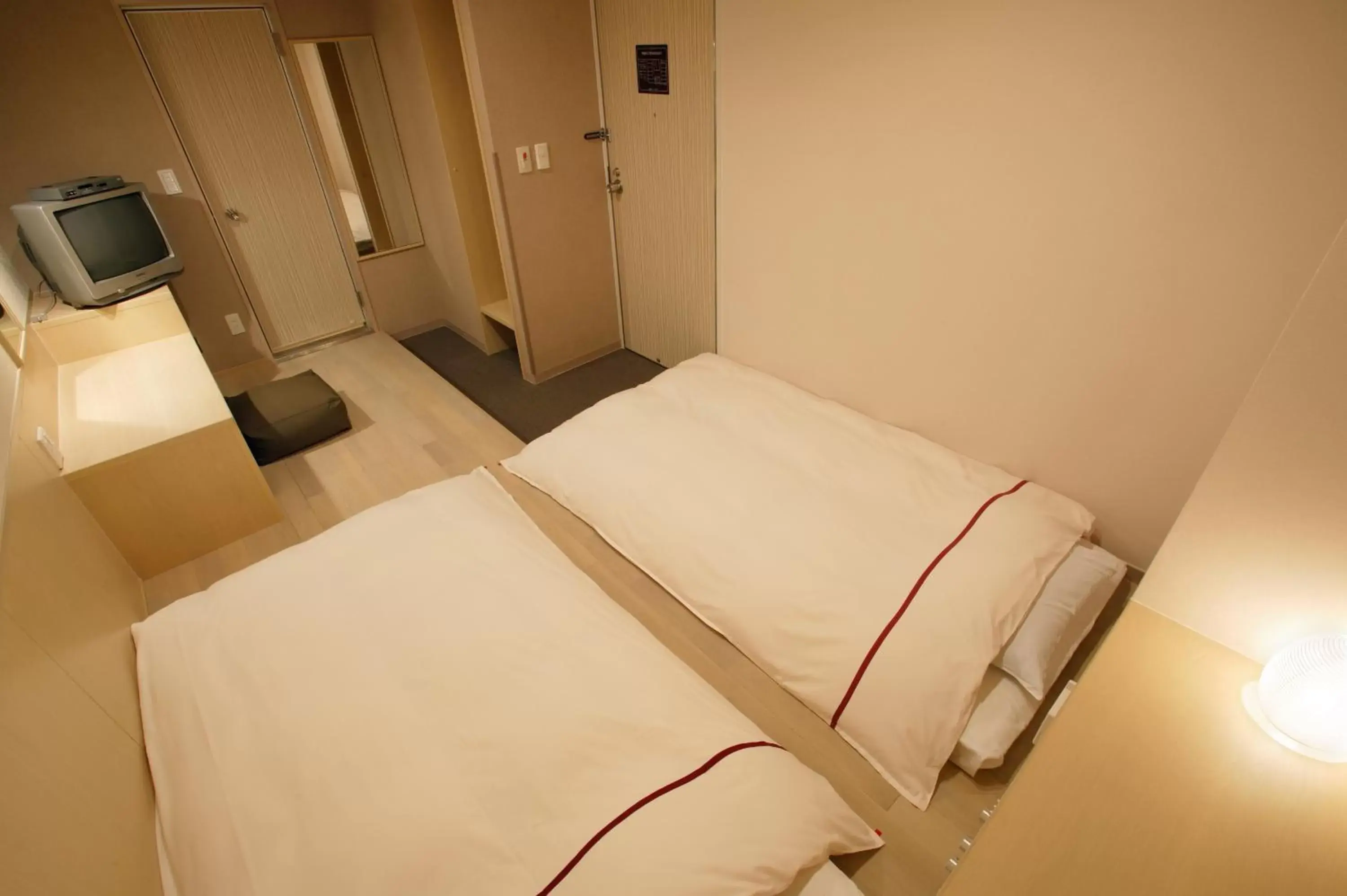 Photo of the whole room, Bed in Okayama View Hotel