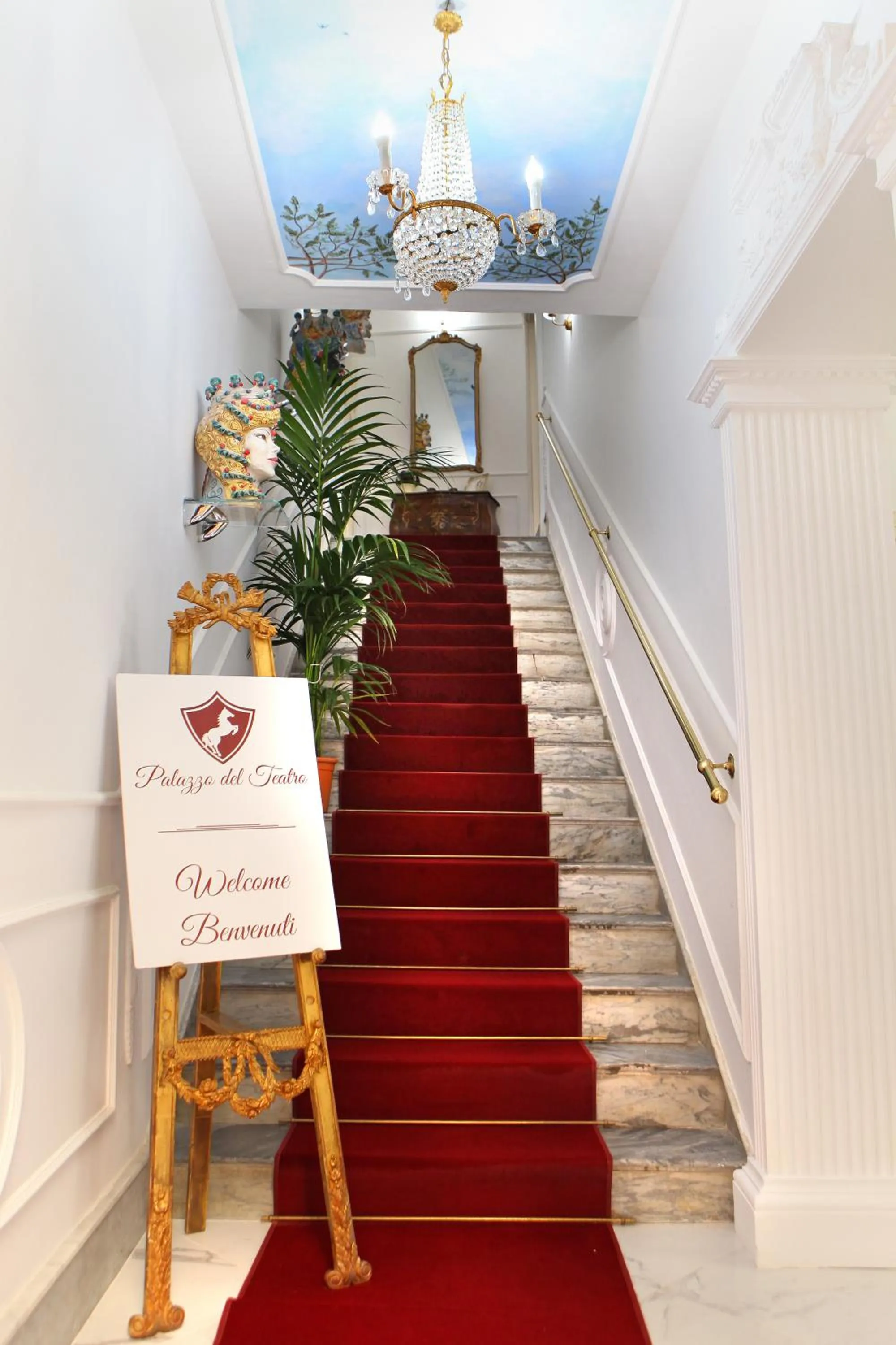 Decorative detail in B&B Palazzo del Teatro