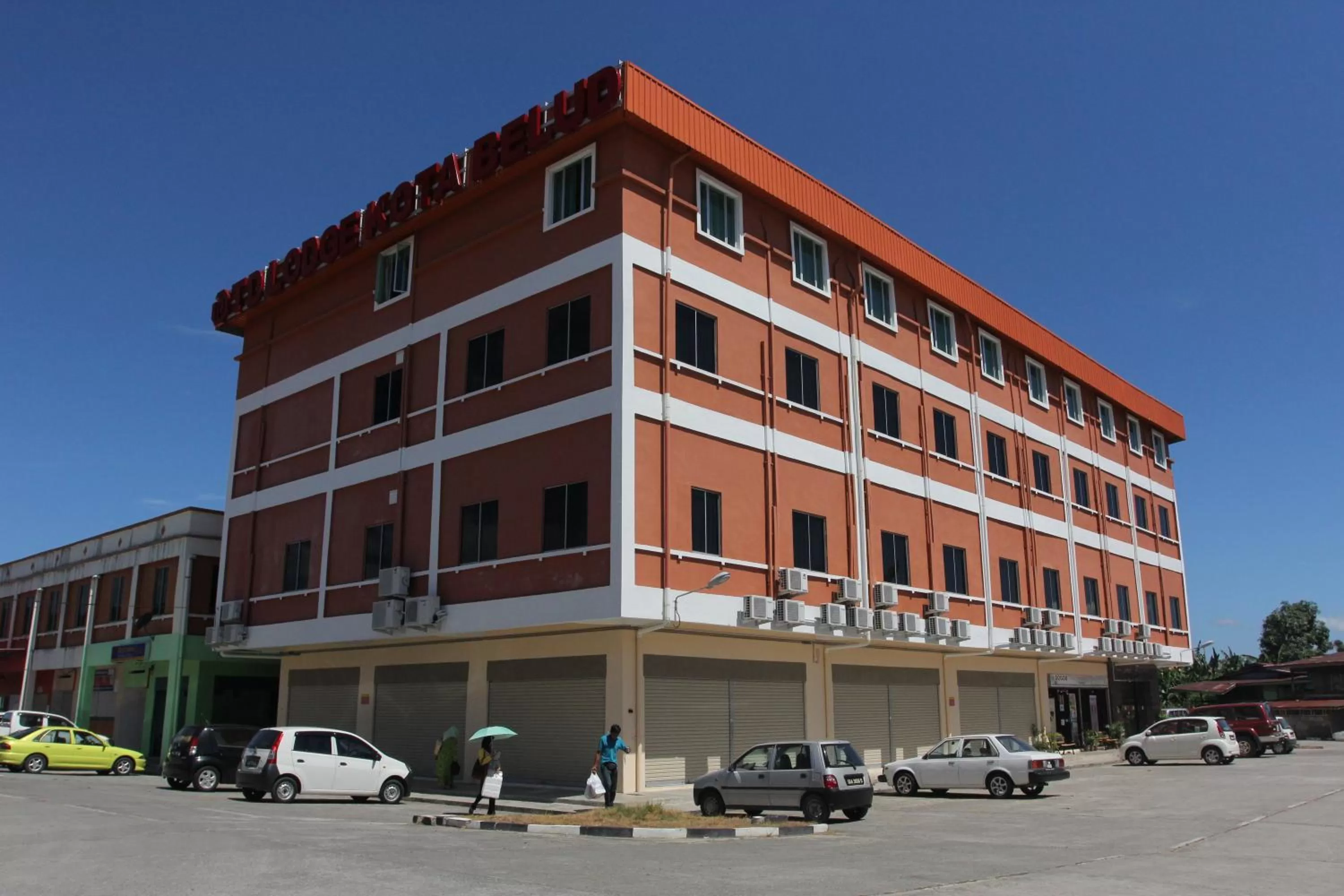 Facade/entrance in TD Lodge Kota Belud