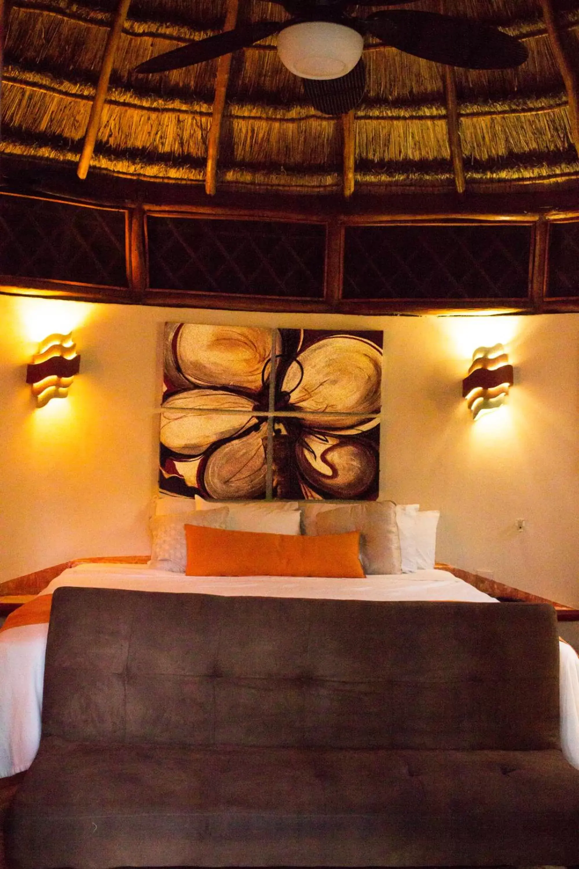 Bedroom in Cocos Cabañas Playa del Carmen Adults Only