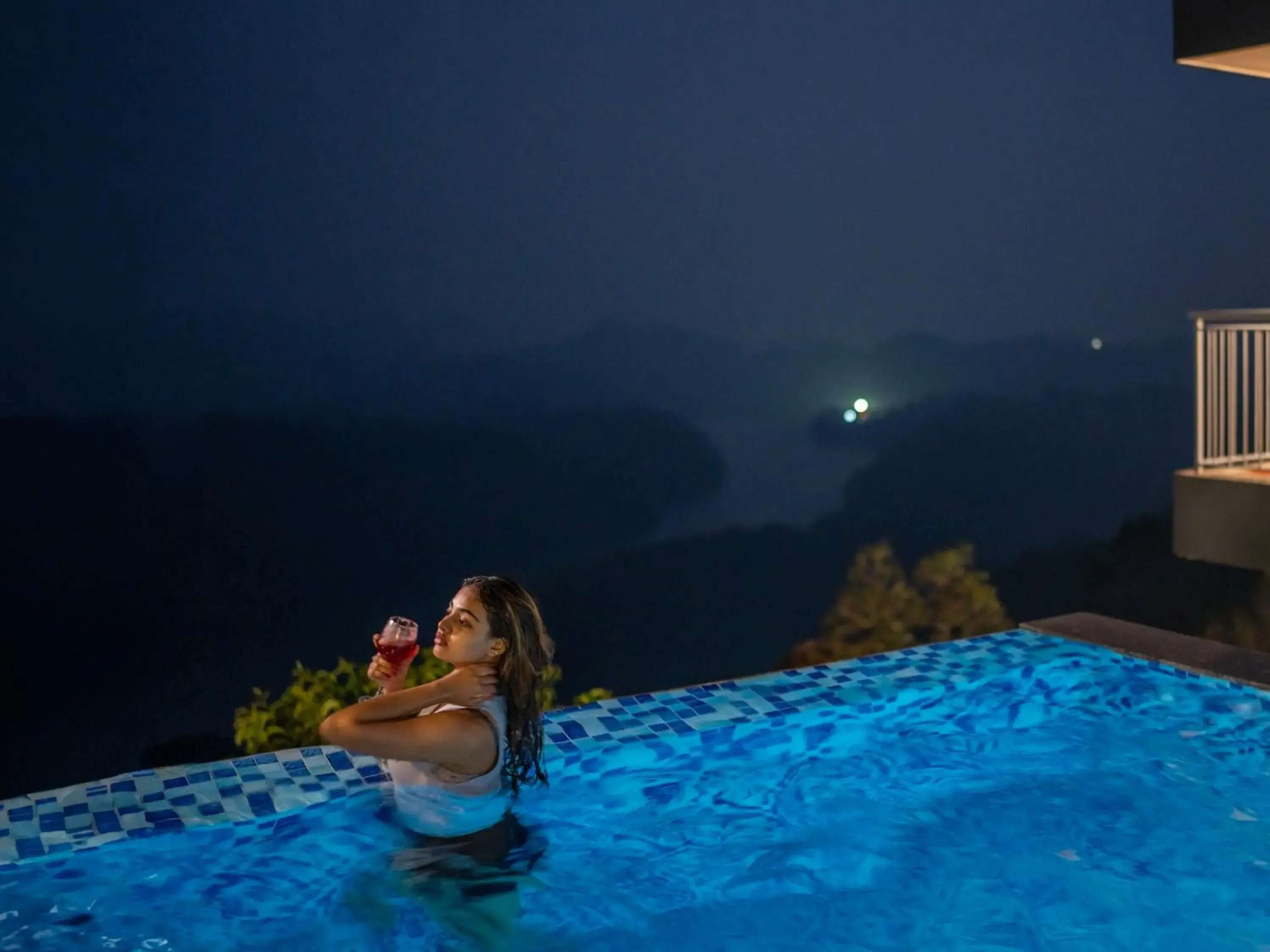 Night, Swimming Pool in Ragamaya Resort & Spa Munnar