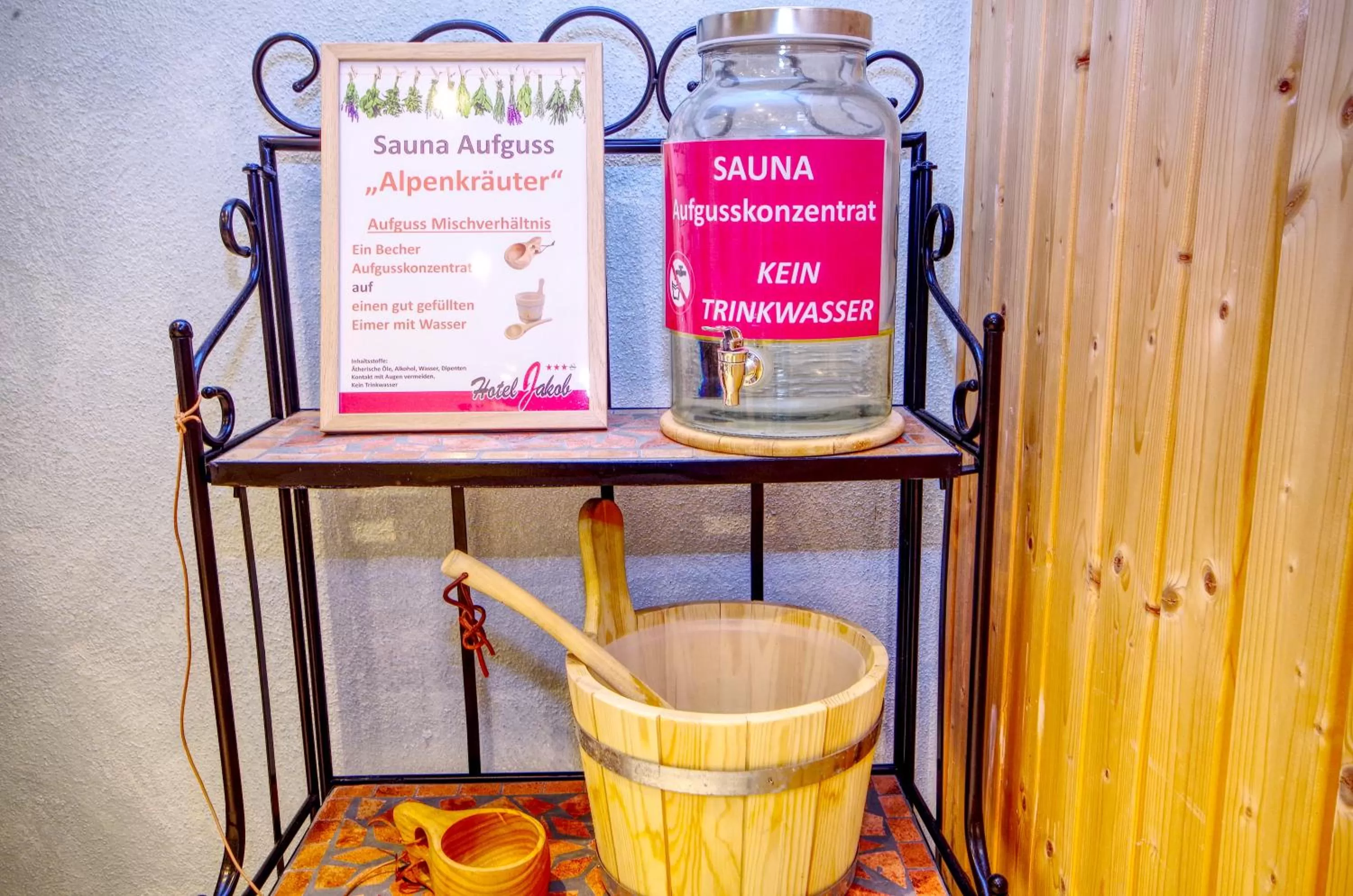 Sauna in Hotel Jakob