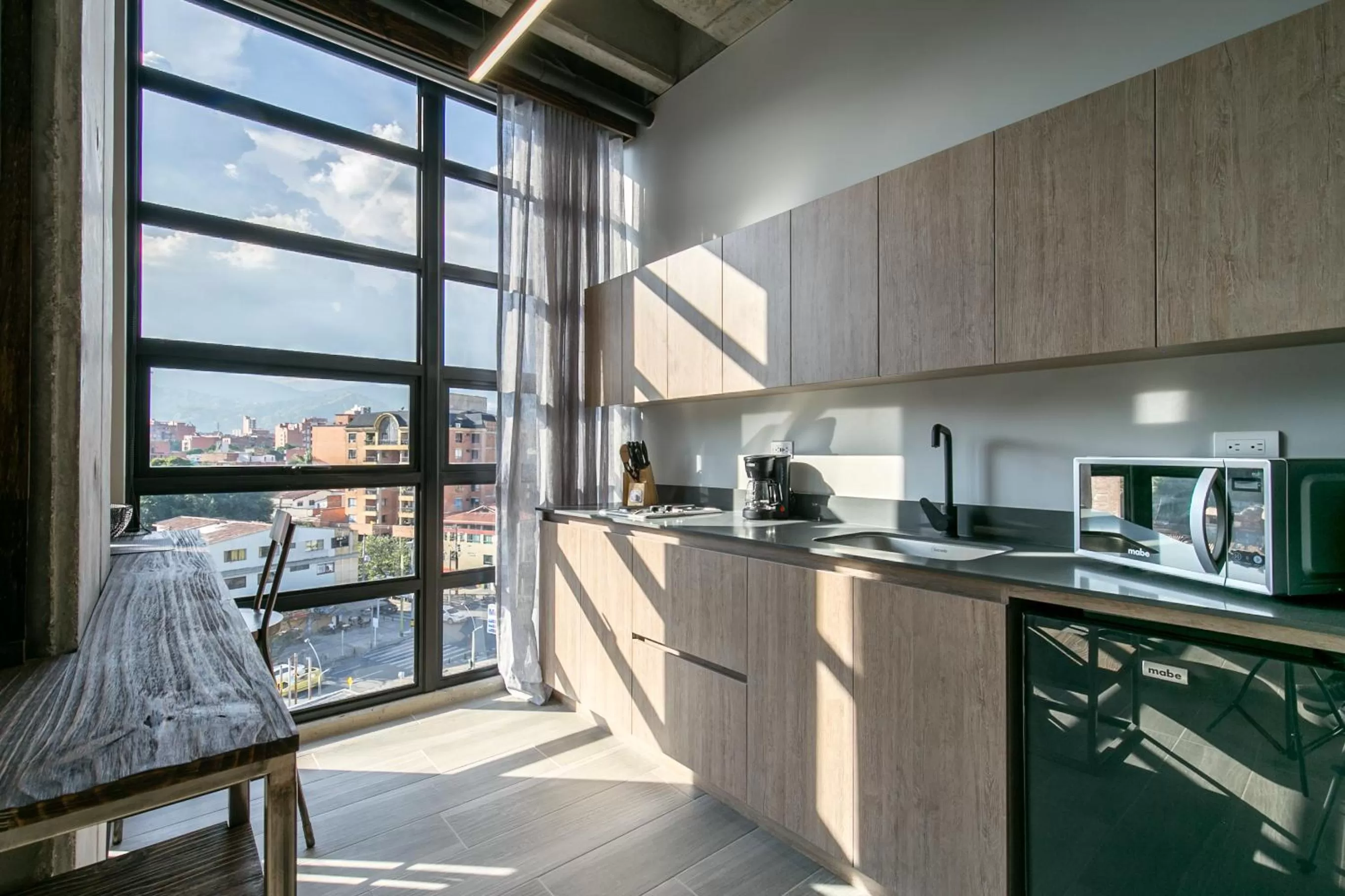 Kitchen or kitchenette in Factory Lofts Hotel