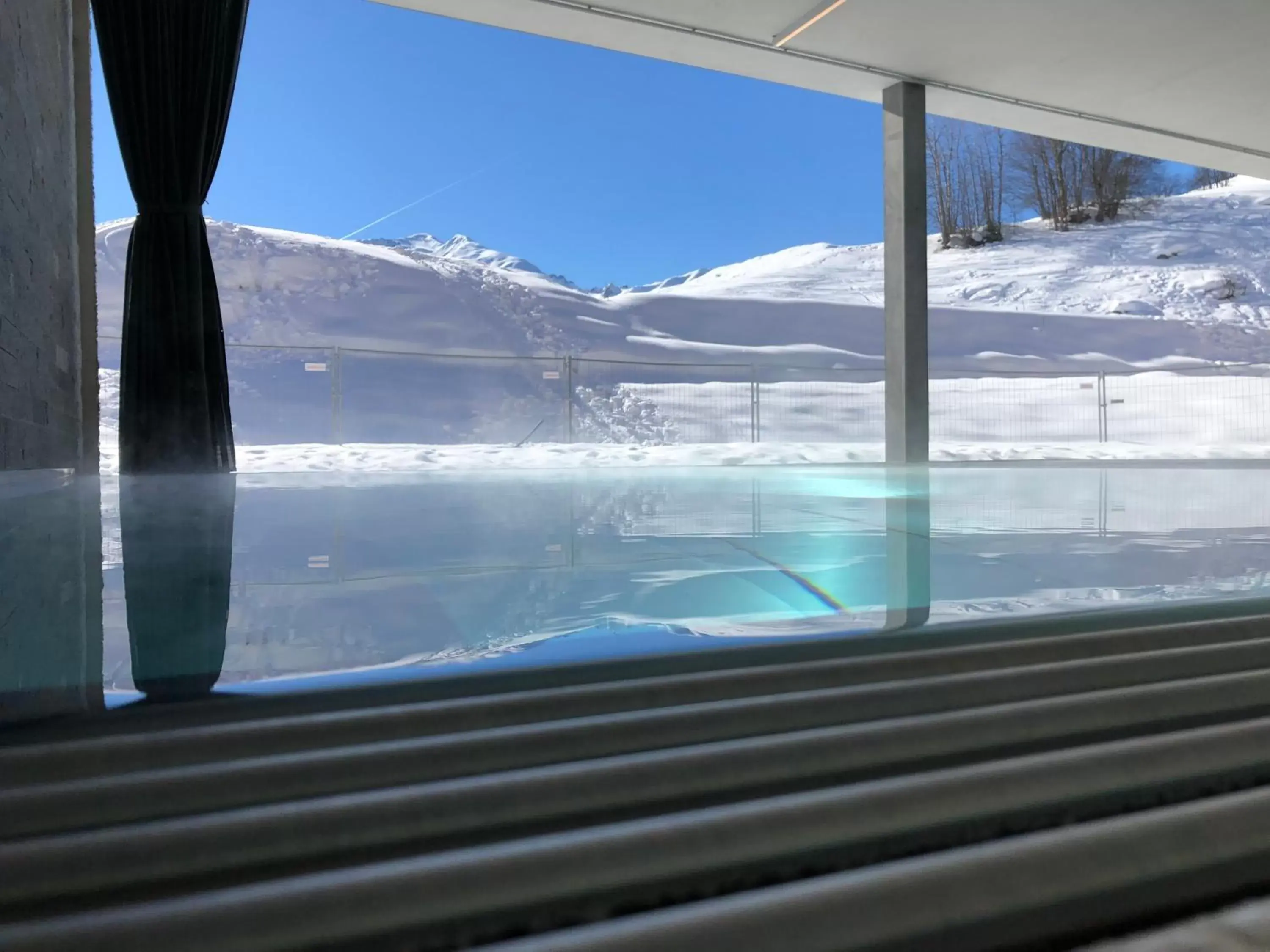 Swimming pool, Winter in Catrina Resort