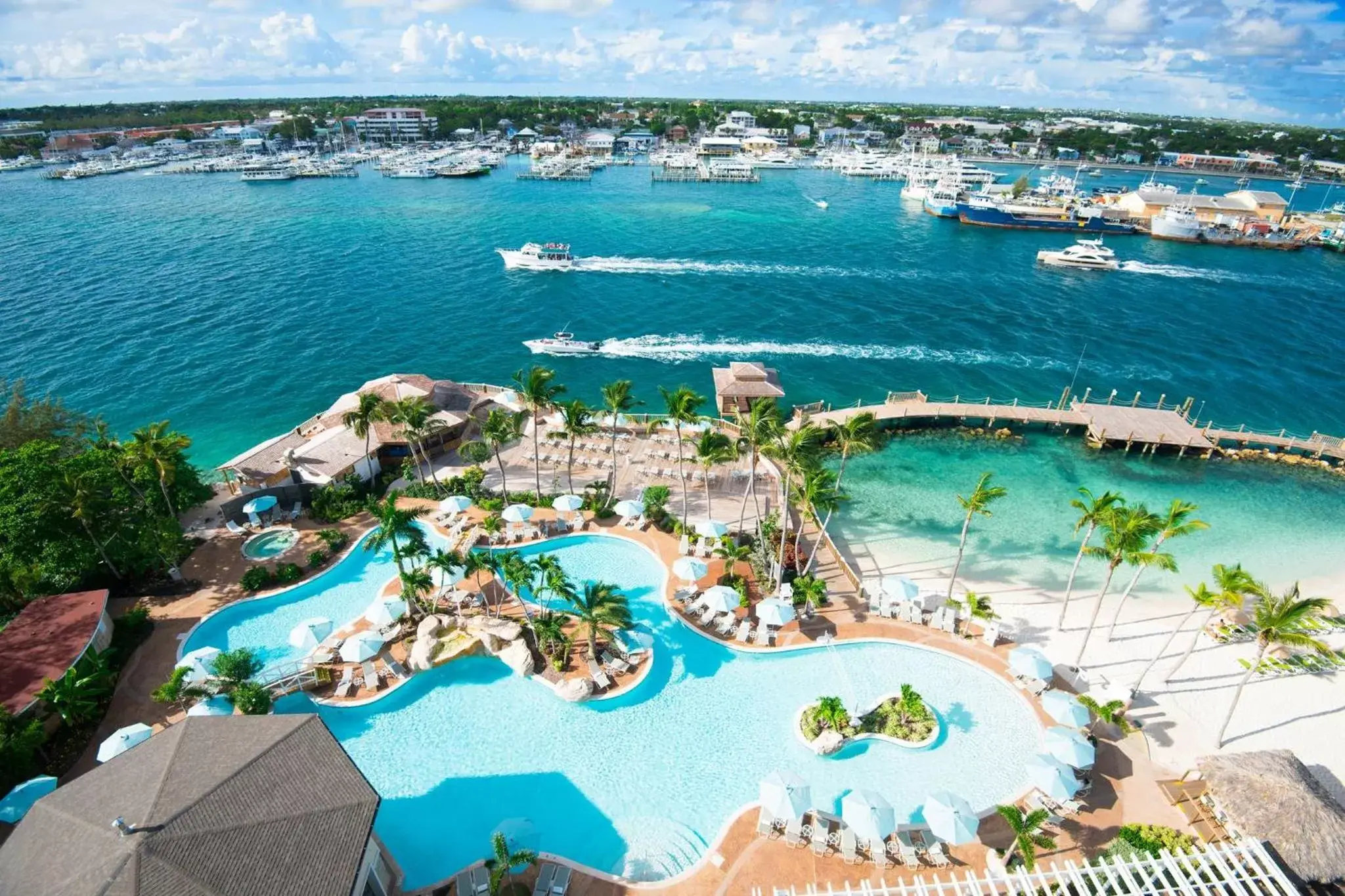 Pool view, Bird's-eye View in Warwick Paradise Island Bahamas - All Inclusive - Adults Only