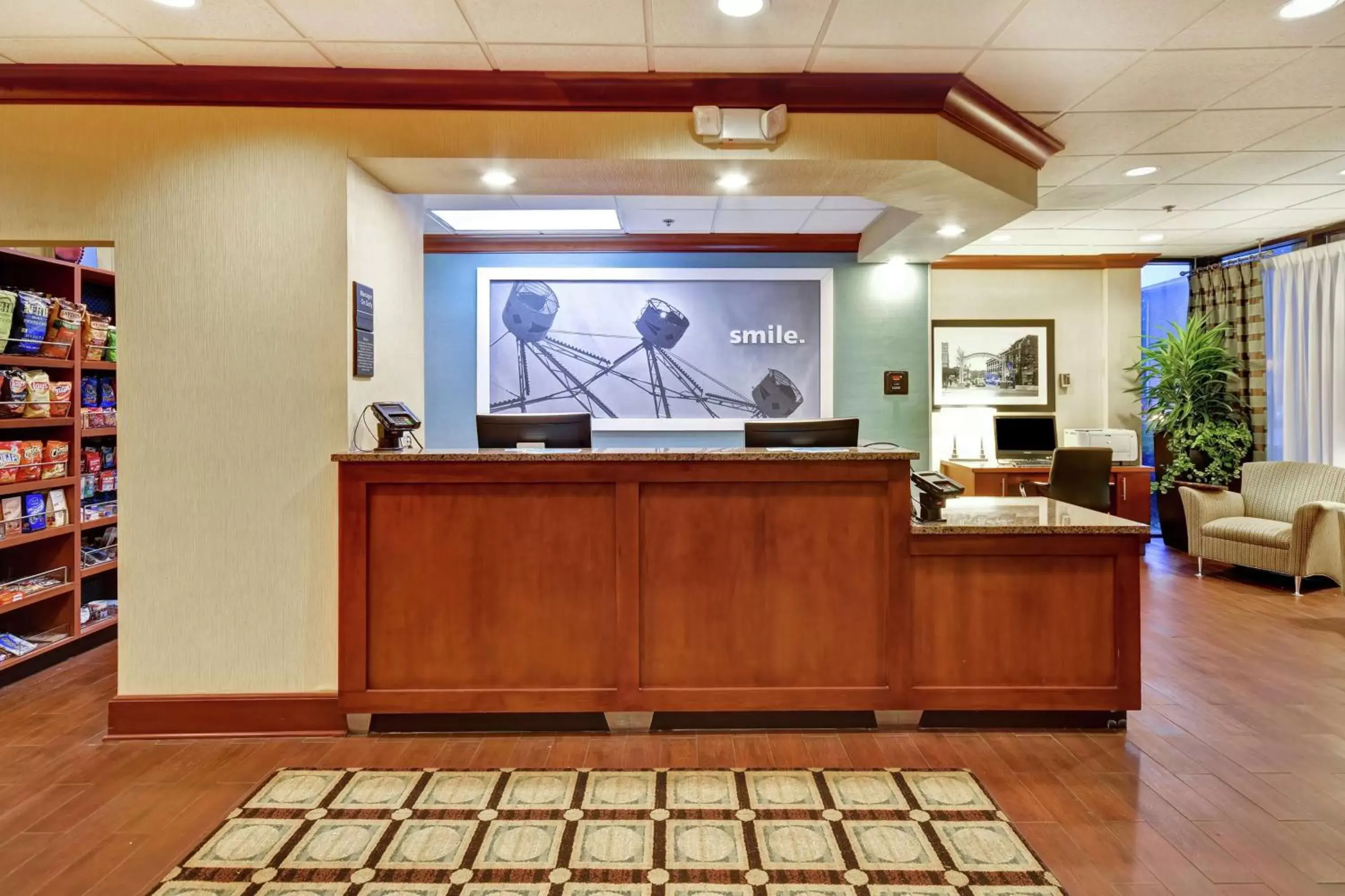 Lobby or reception, Lobby/Reception in Hampton Inn Chicago-Gurnee