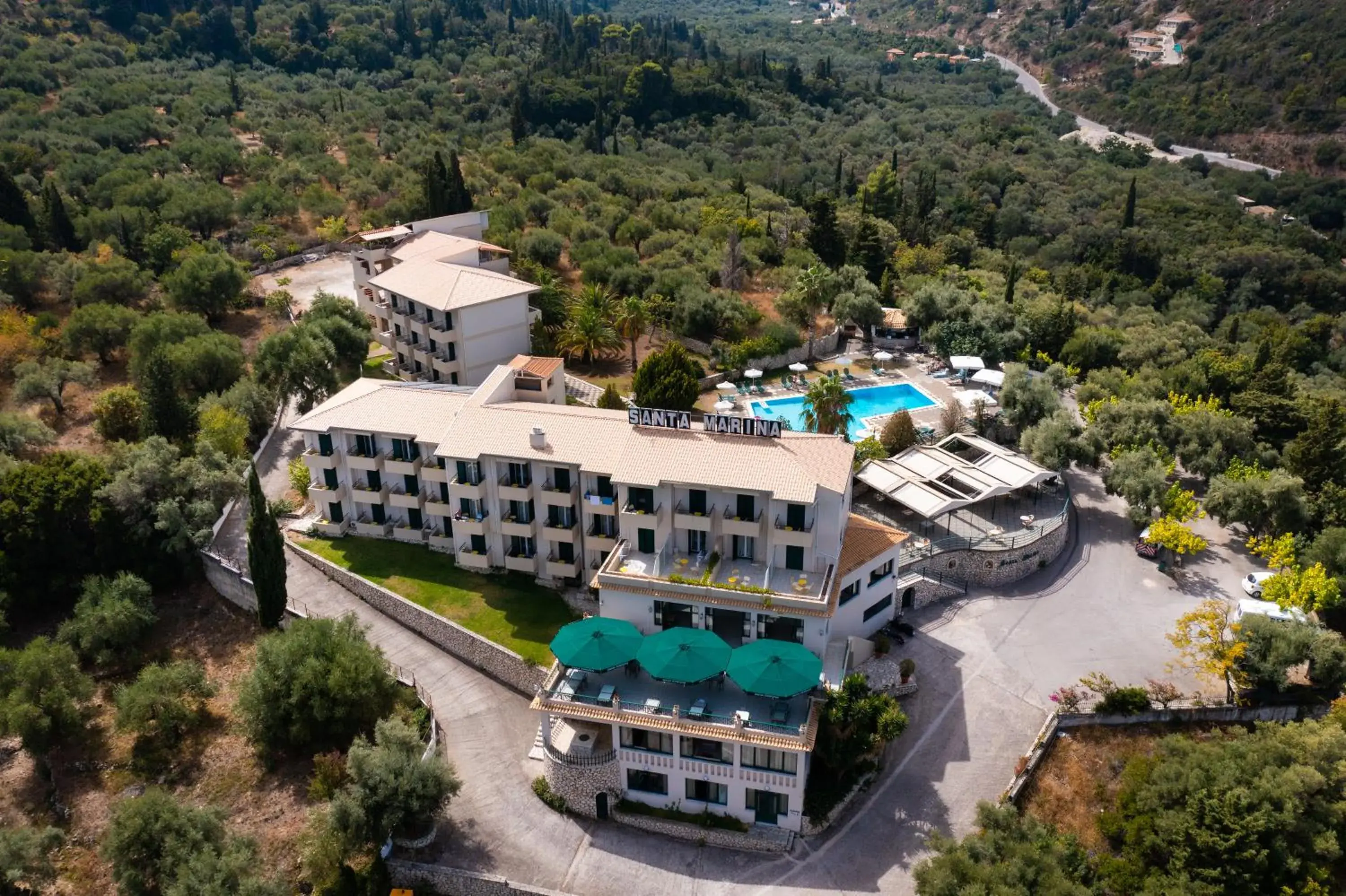 Property building, Bird's-eye View in Santa Marina Hotel