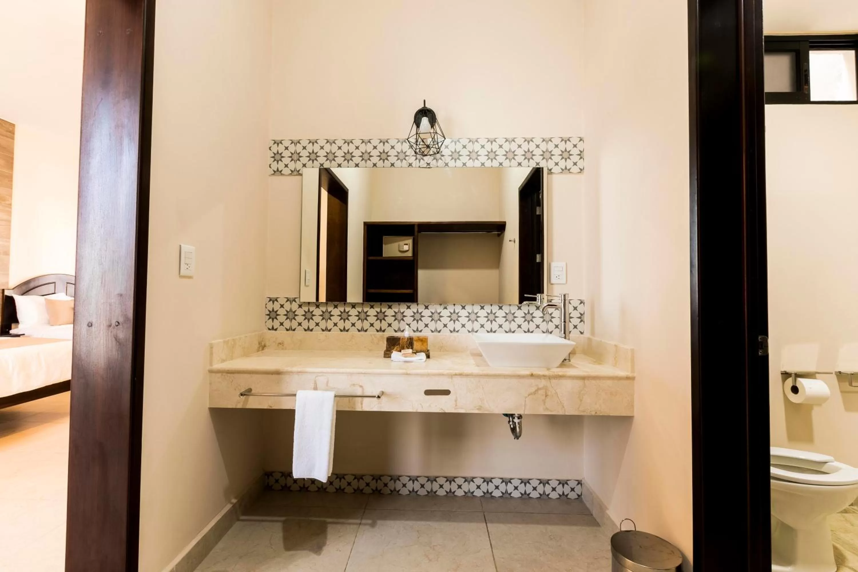 Bathroom in Hotel Los Frailes, Valladolid, Yucatán