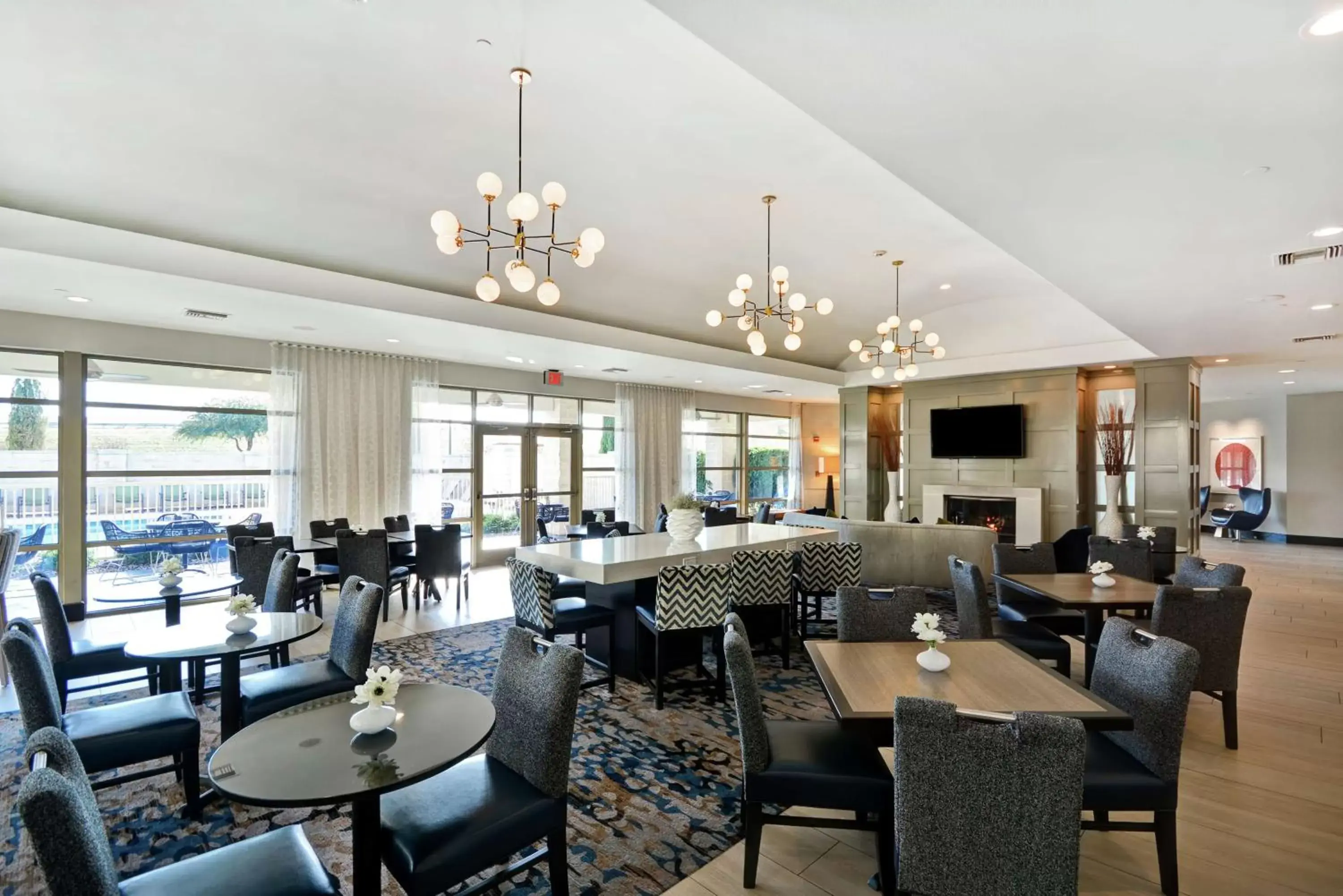 Lobby or reception, Restaurant/Places to Eat in Homewood Suites by Hilton Plano-Richardson