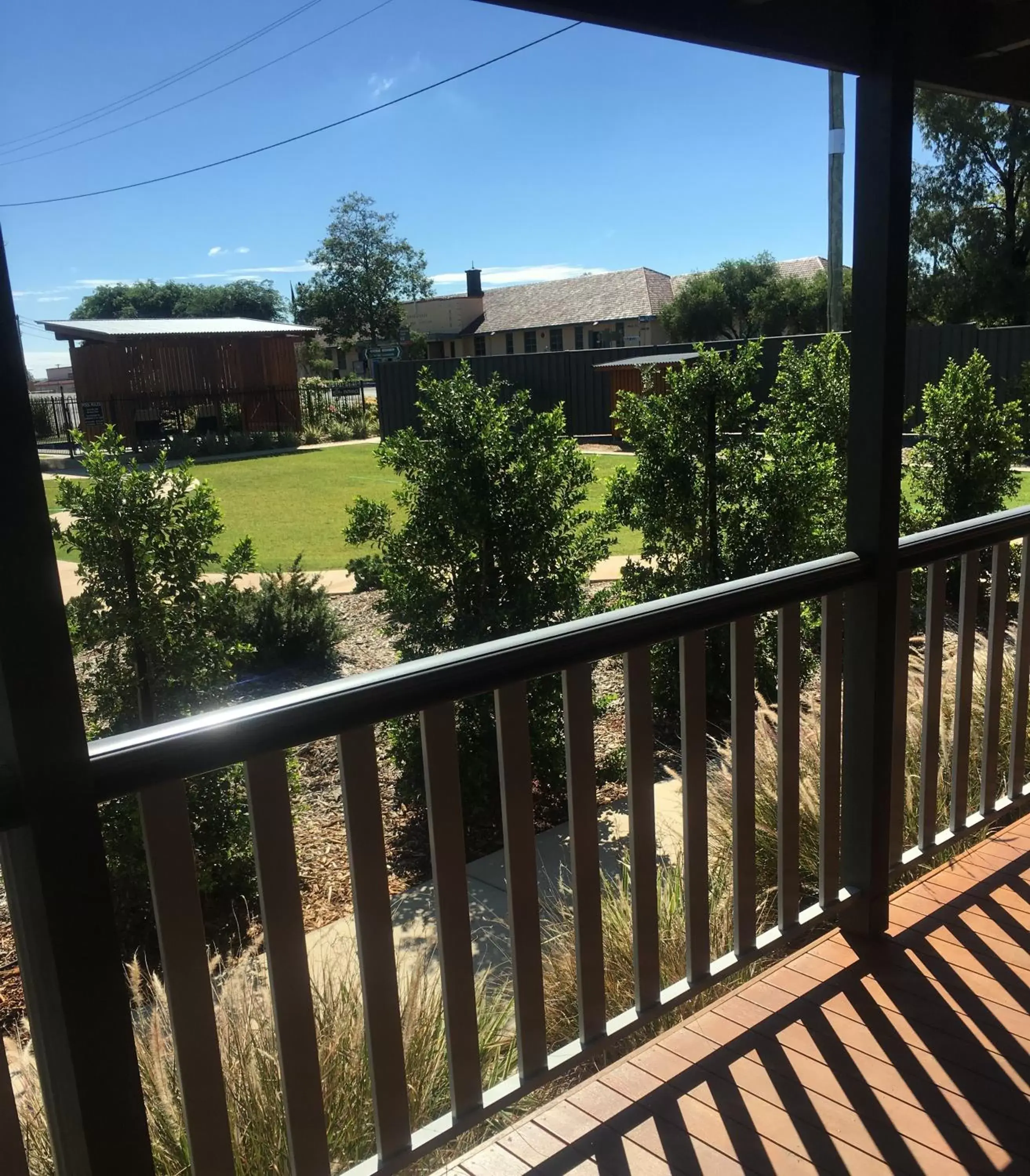 Balcony/Terrace in The Rocks Motel