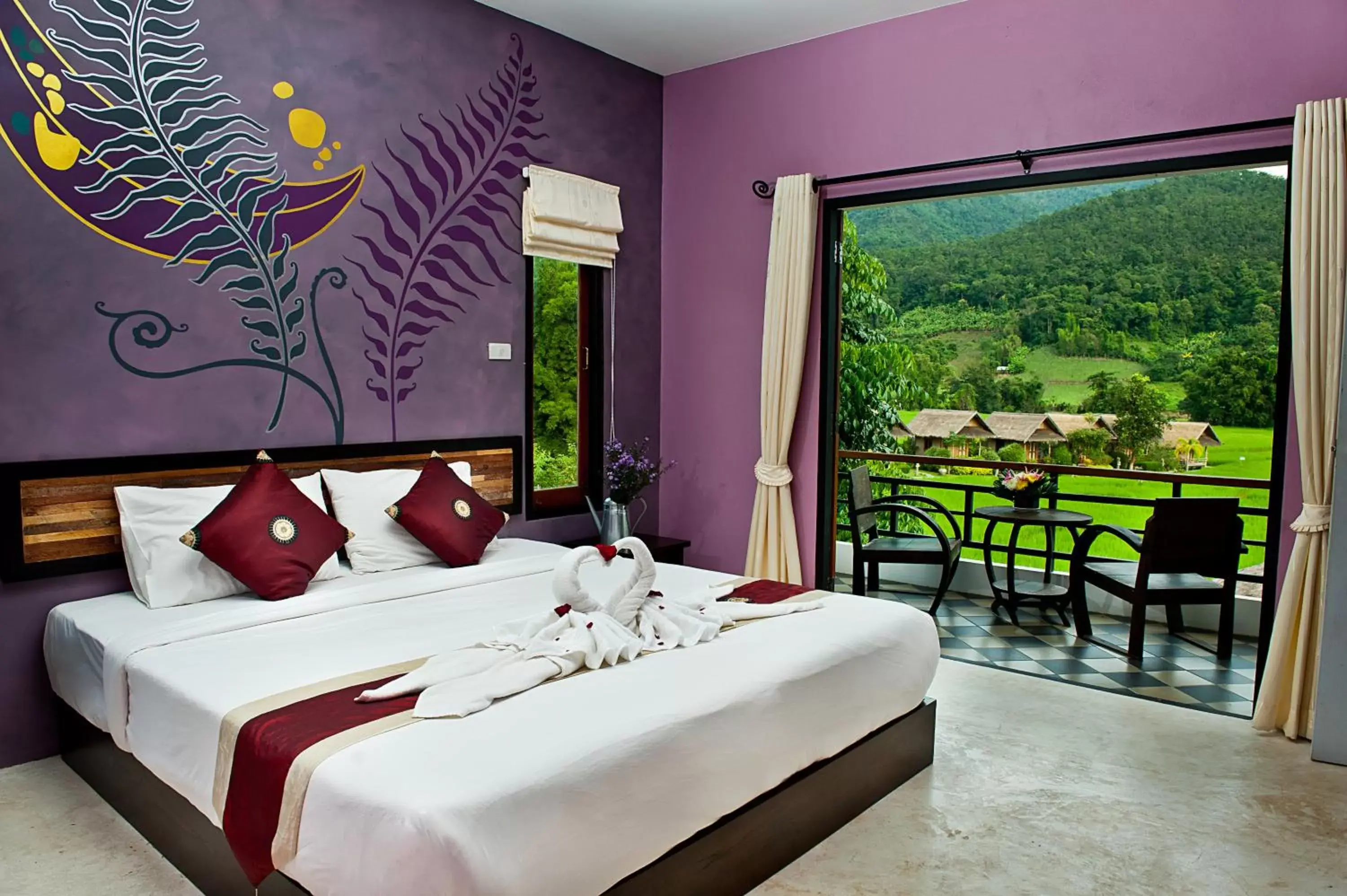 Photo of the whole room, Bed in Pai Vieng Fah Resort