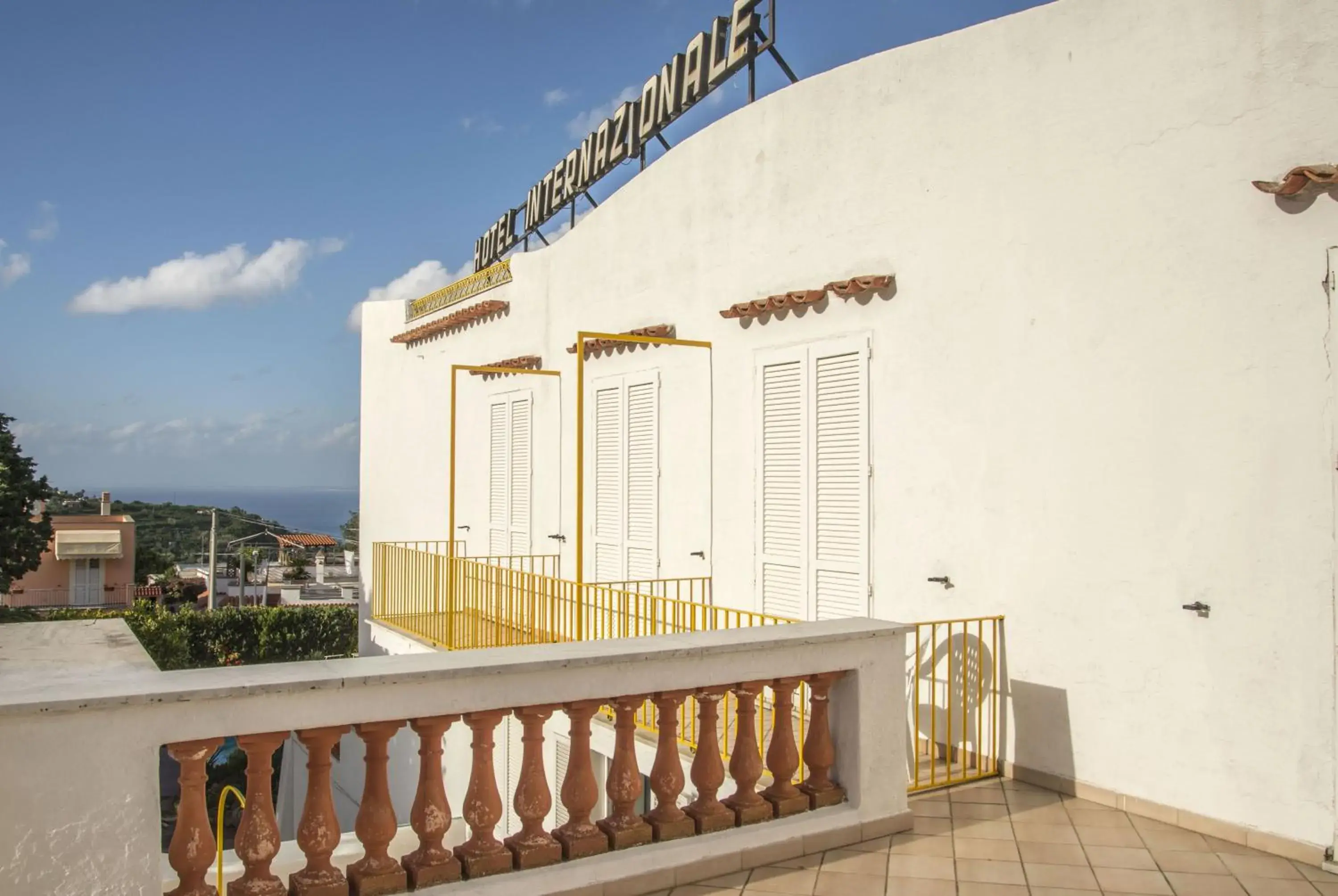 Balcony/Terrace in Hotel Internazionale