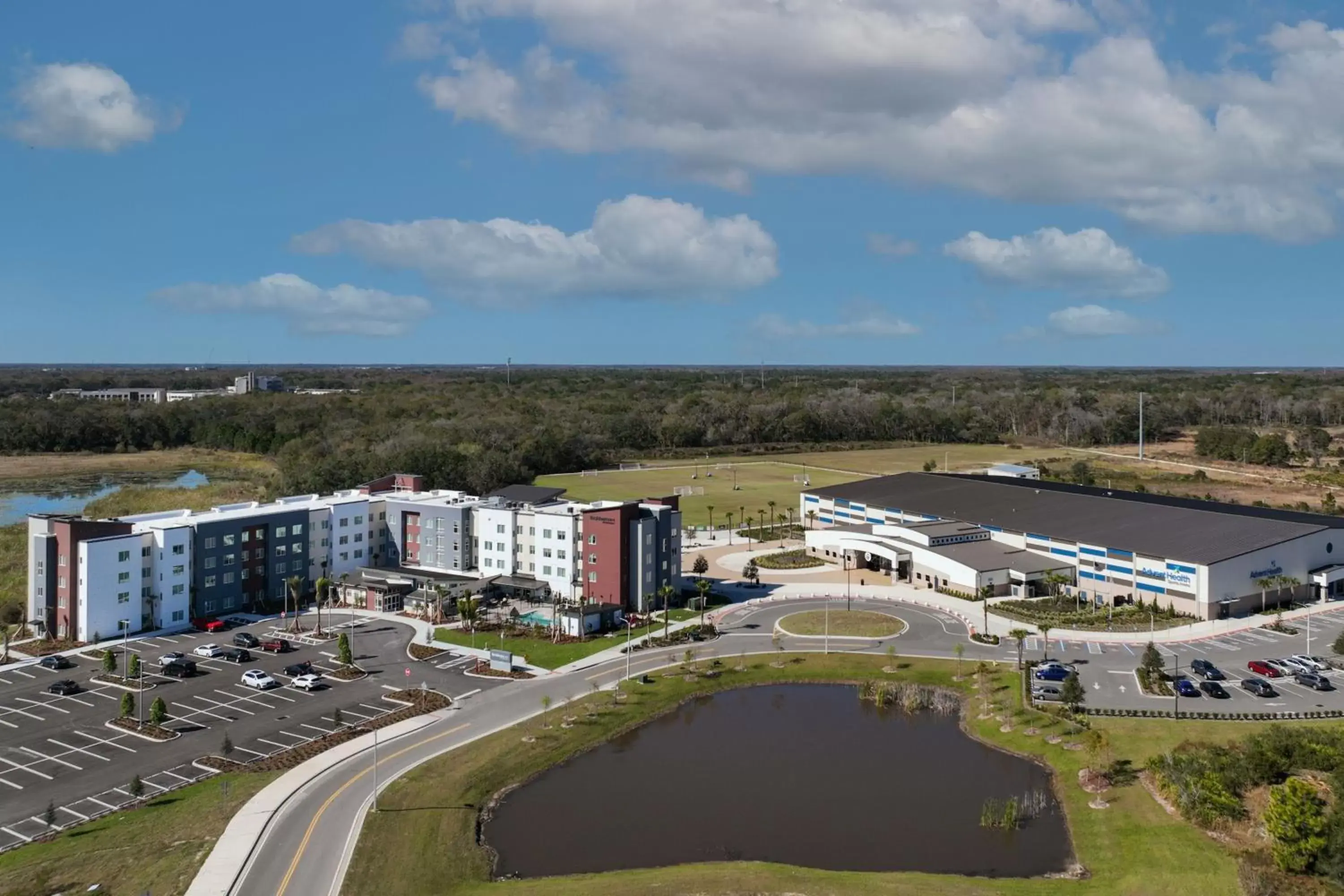 Property building, Bird's-eye View in Residence Inn by Marriott Tampa Wesley Chapel