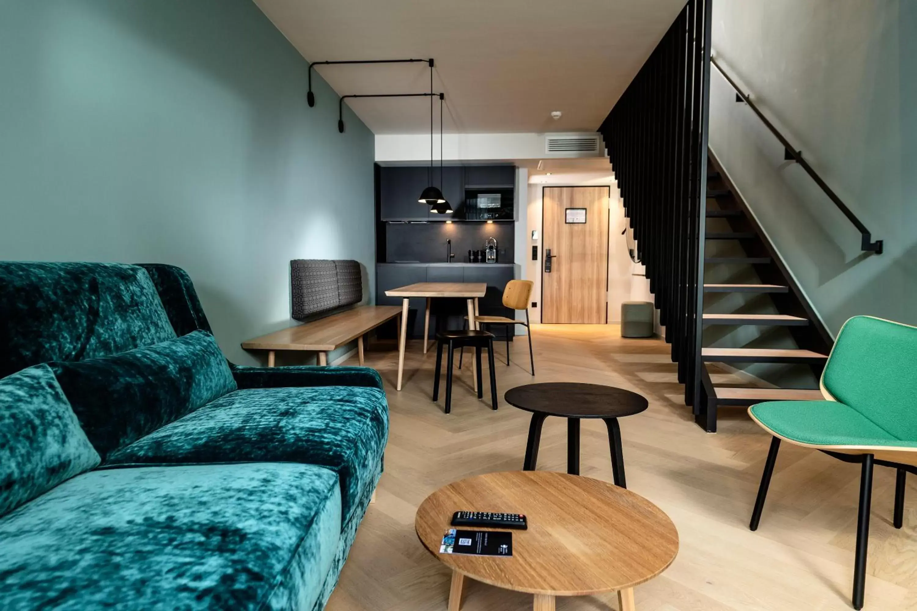 Living room in Clipper Boardinghouse - Hamburg-Michel Living room in Clipper Boardinghouse - Hamburg-Michel