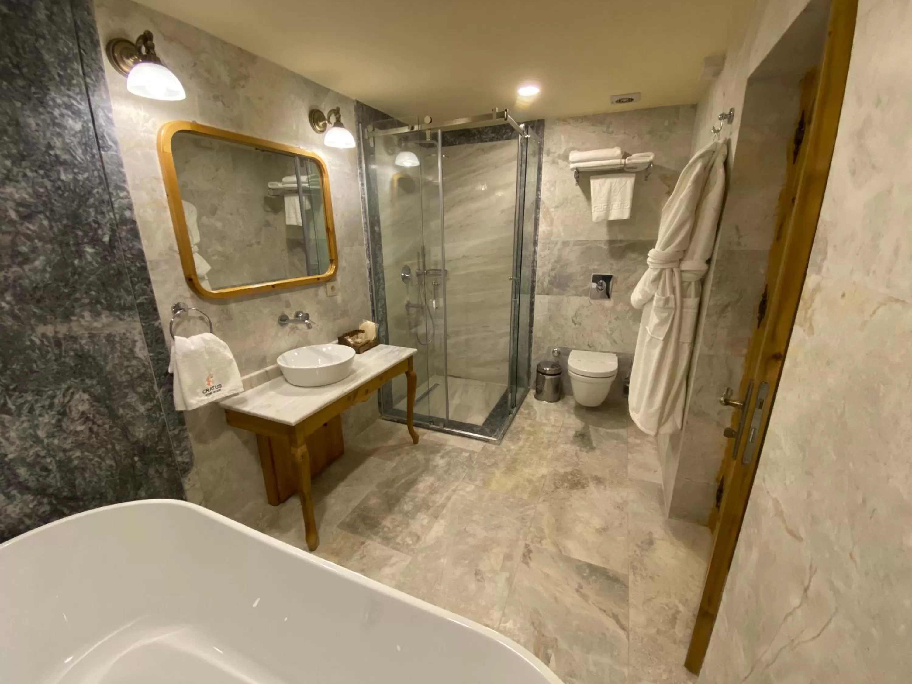 Bathroom in Cratus Stone Palace