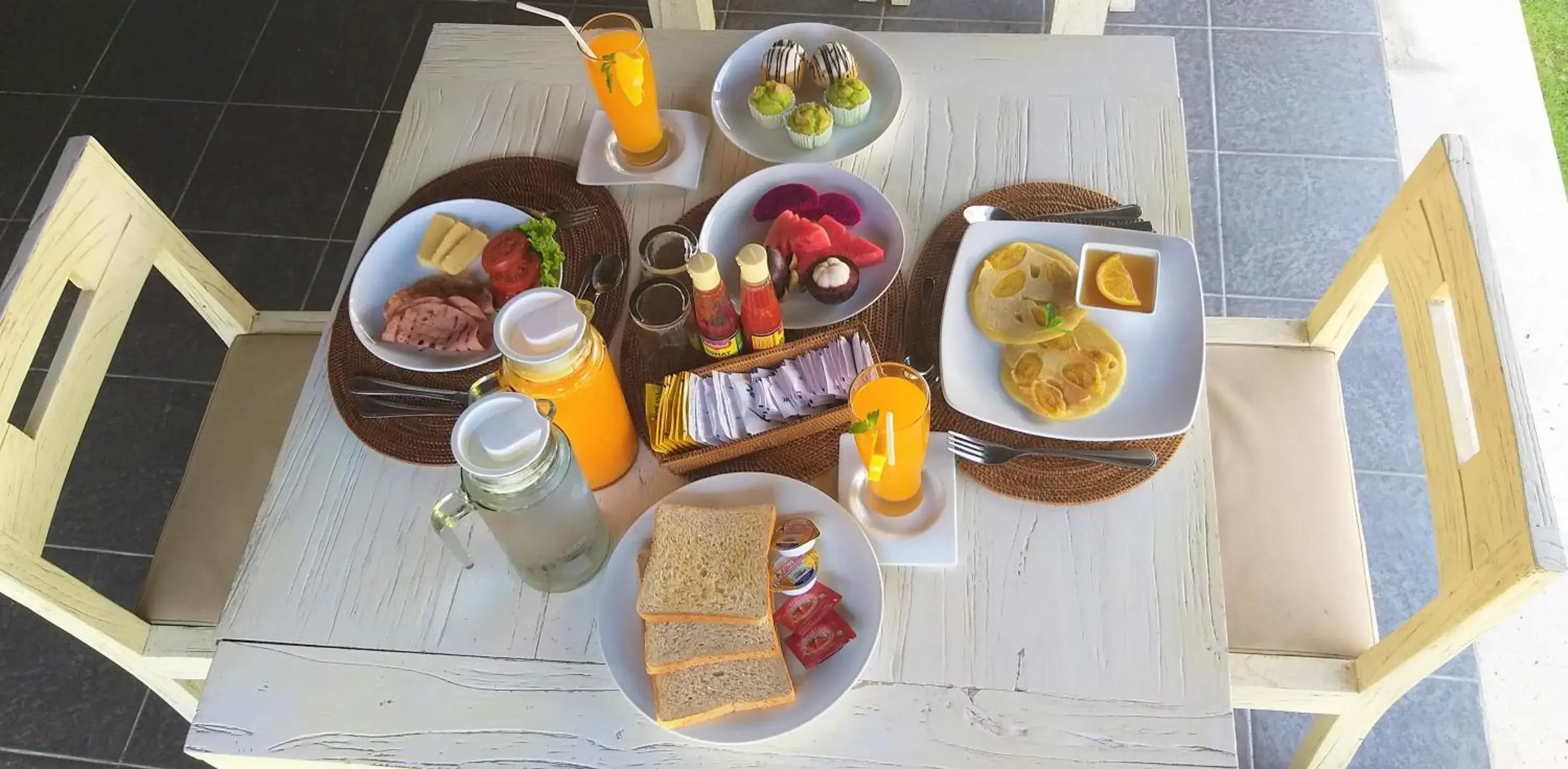 Breakfast in Katala Suites and Villas