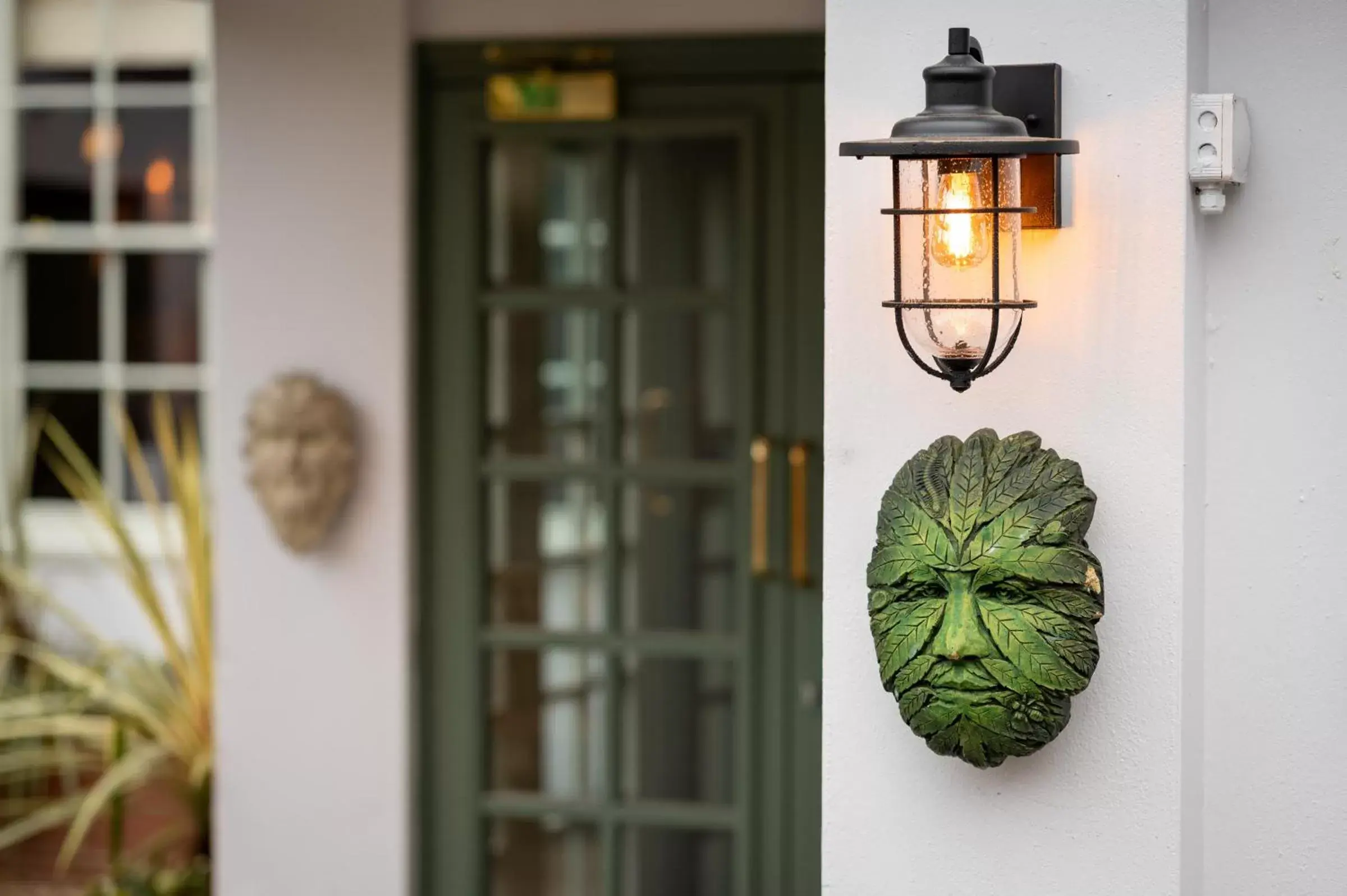 Decorative detail in Green Man by Chef & Brewer Collection