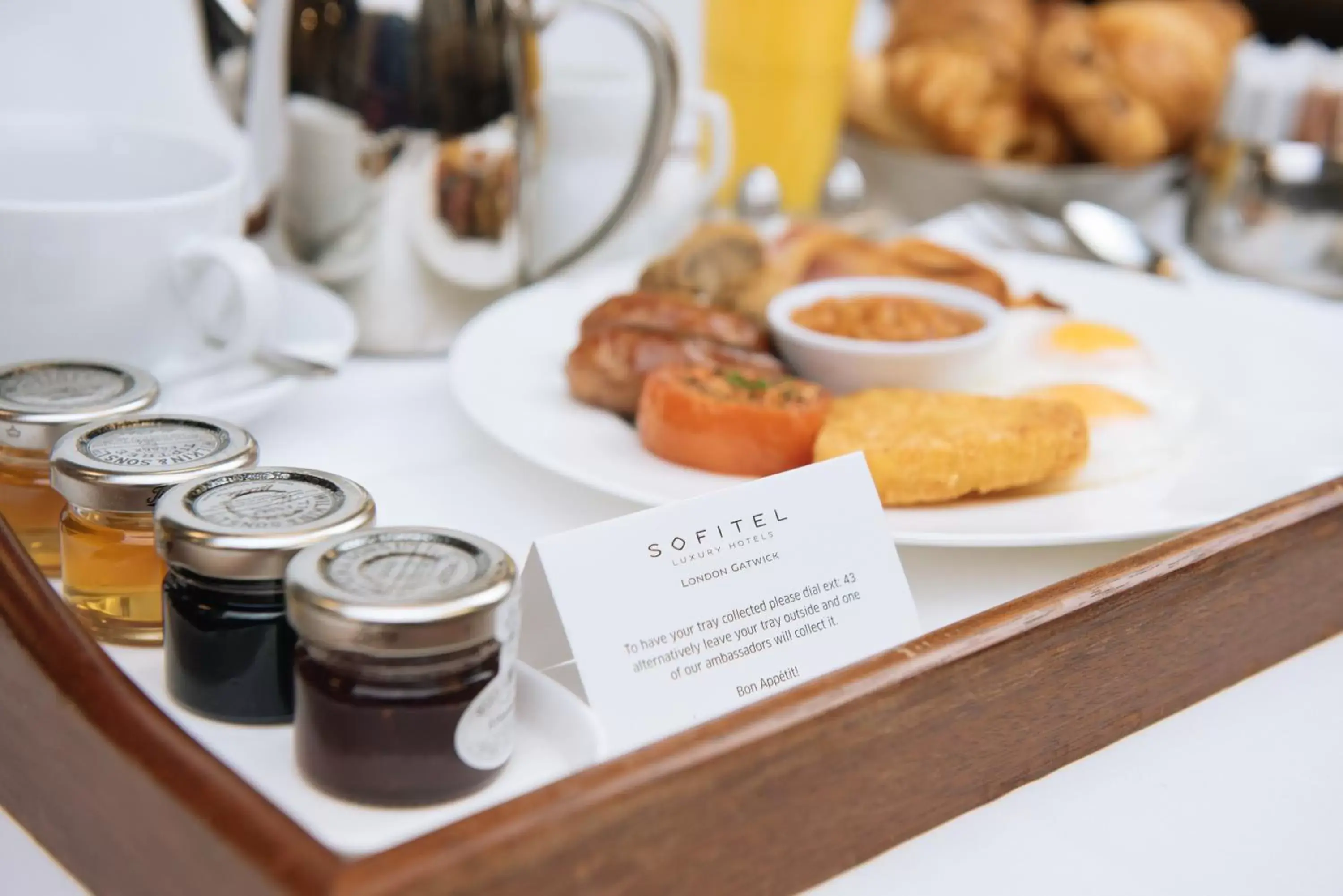 English/Irish breakfast in Sofitel London Gatwick