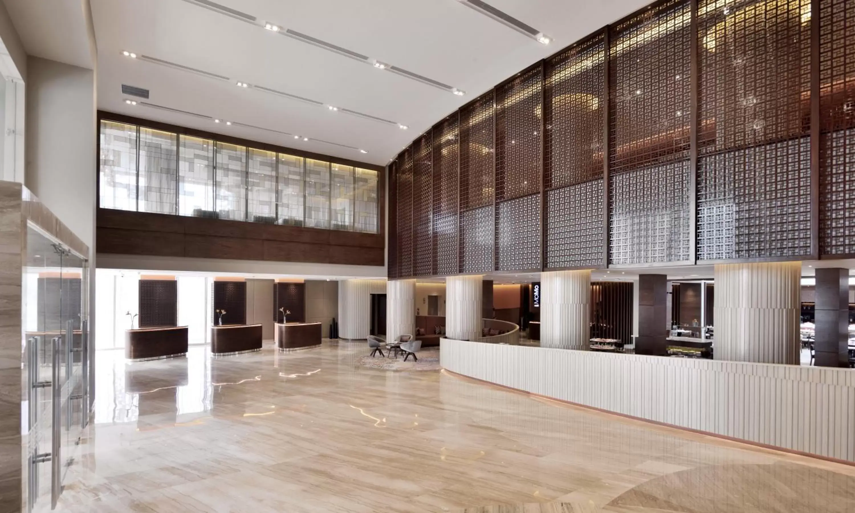 Lobby or reception in Courtyard by Marriott Raipur