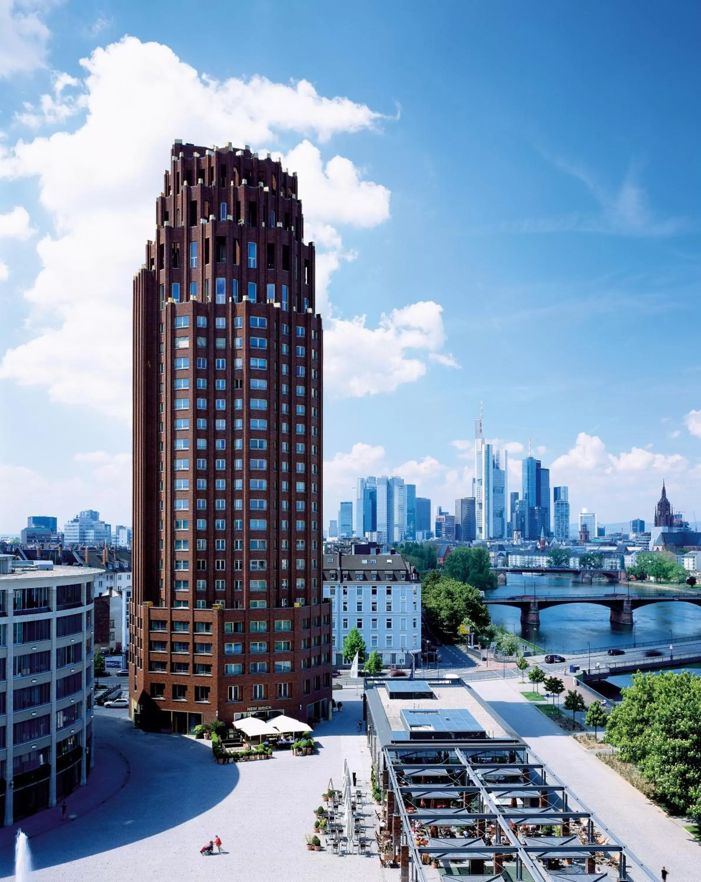 Property building in Lindner Hotel Frankfurt Main Plaza, part of JdV by Hyatt