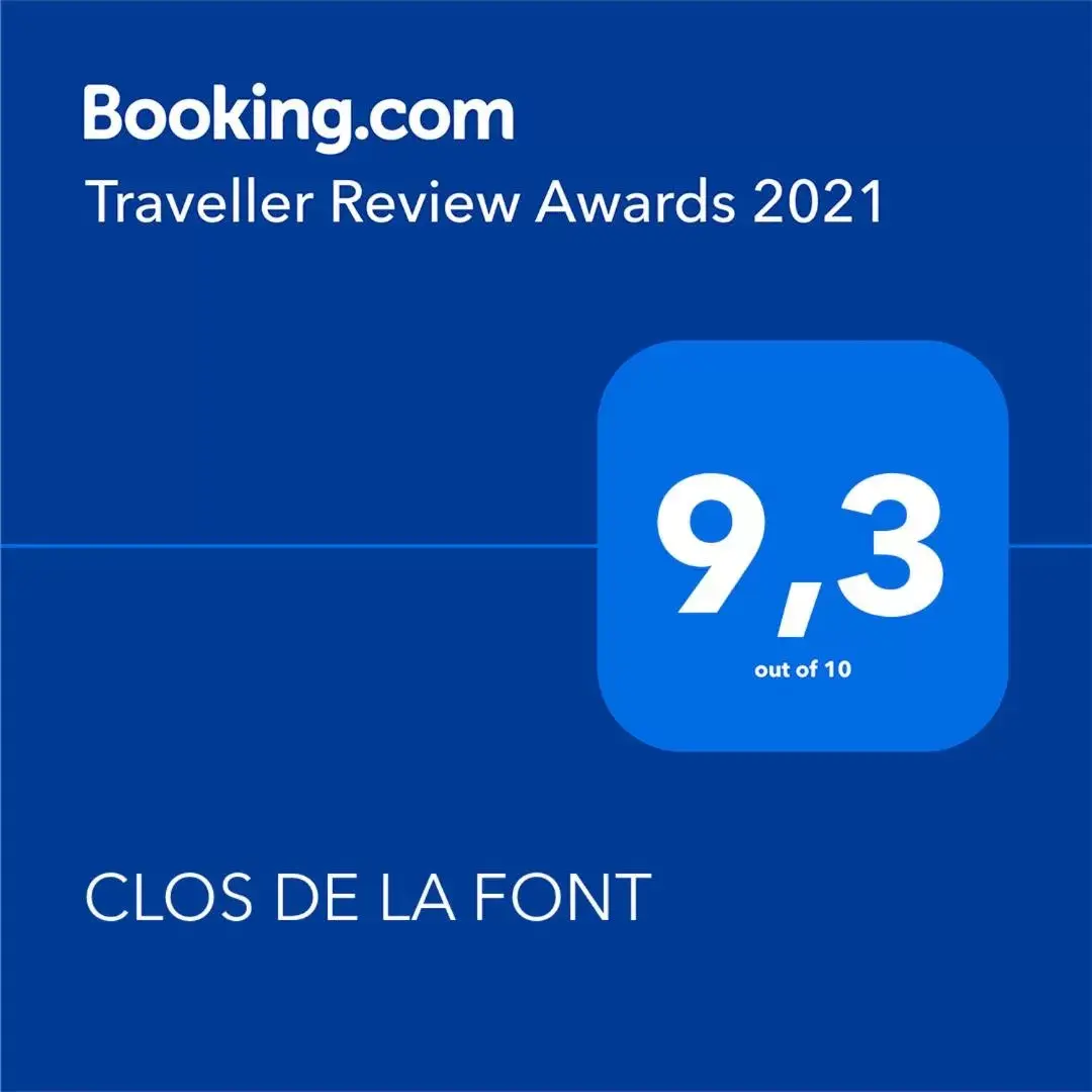 Logo/Certificate/Sign/Award in CLOS DE LA FONT