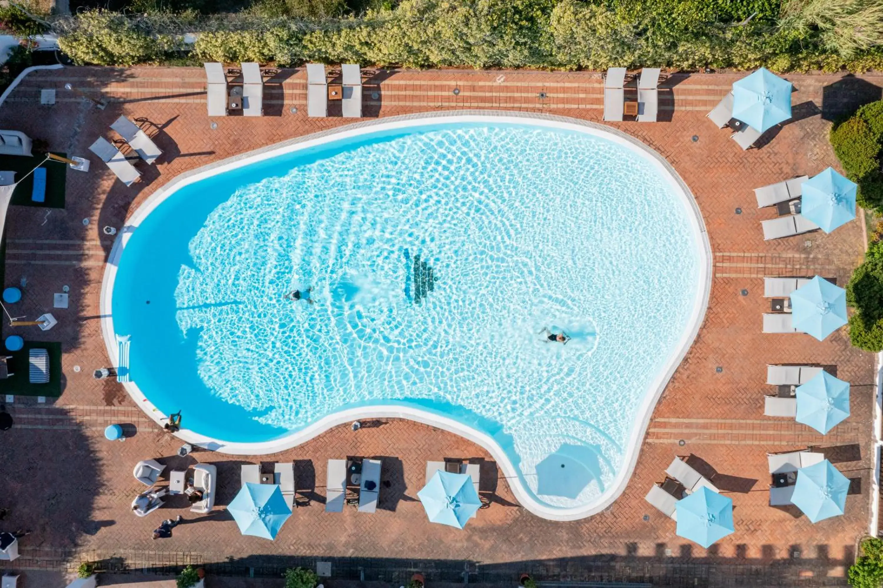 Bird's eye view, Pool View in Hotel La Funtana