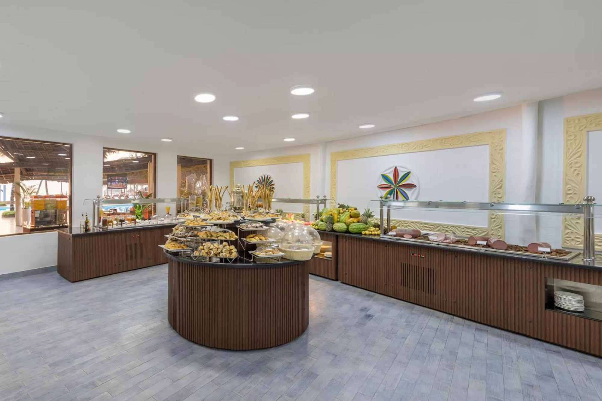 Buffet breakfast in Kiwengwa Beach Resort