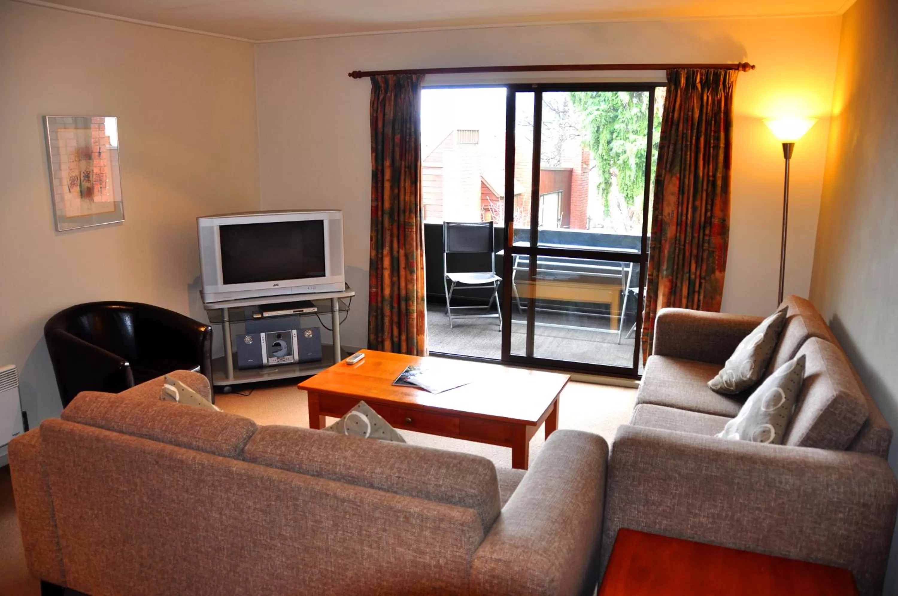 Living room in St James Apartments