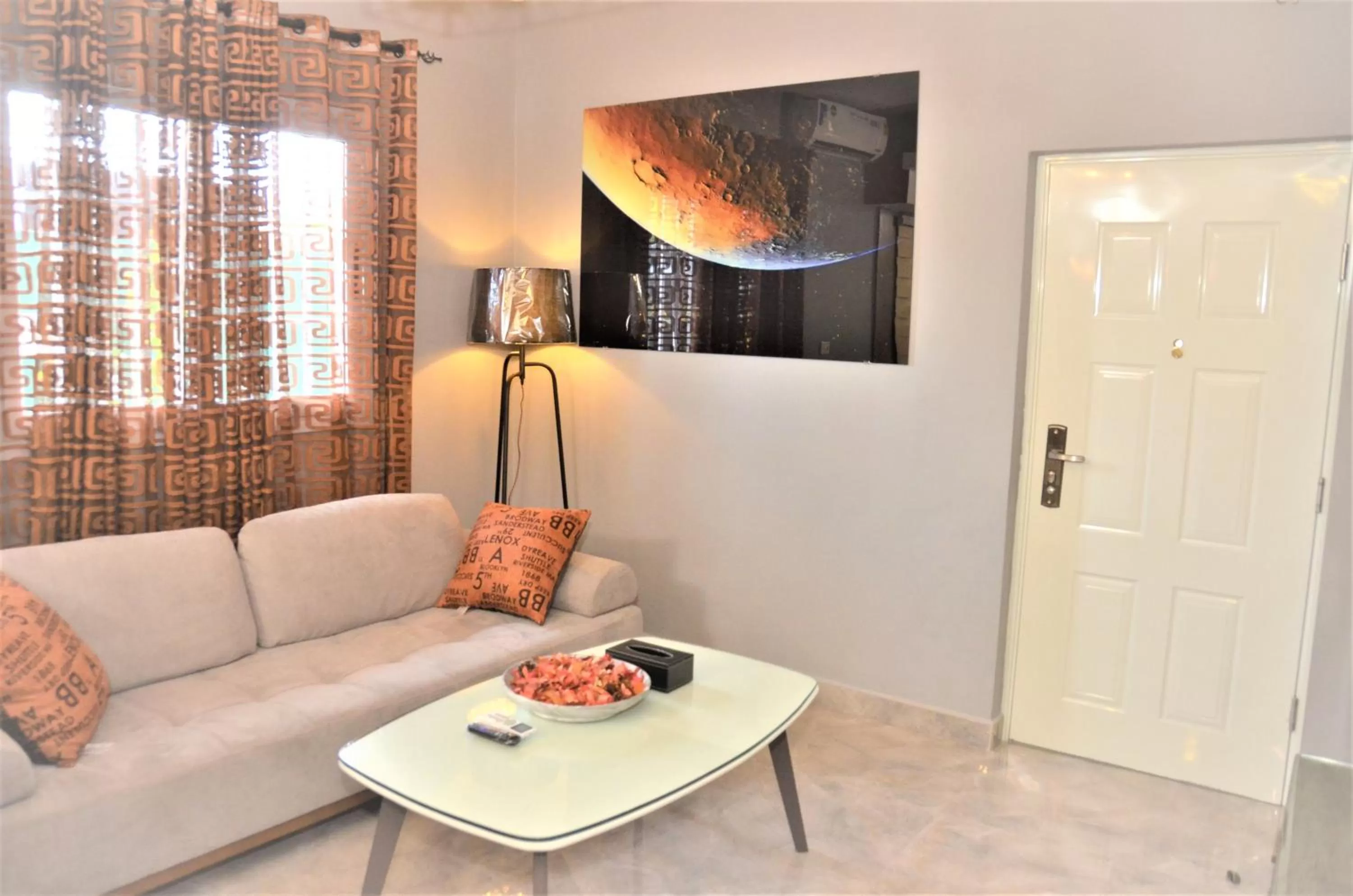 Seating area in Montecito Apartments