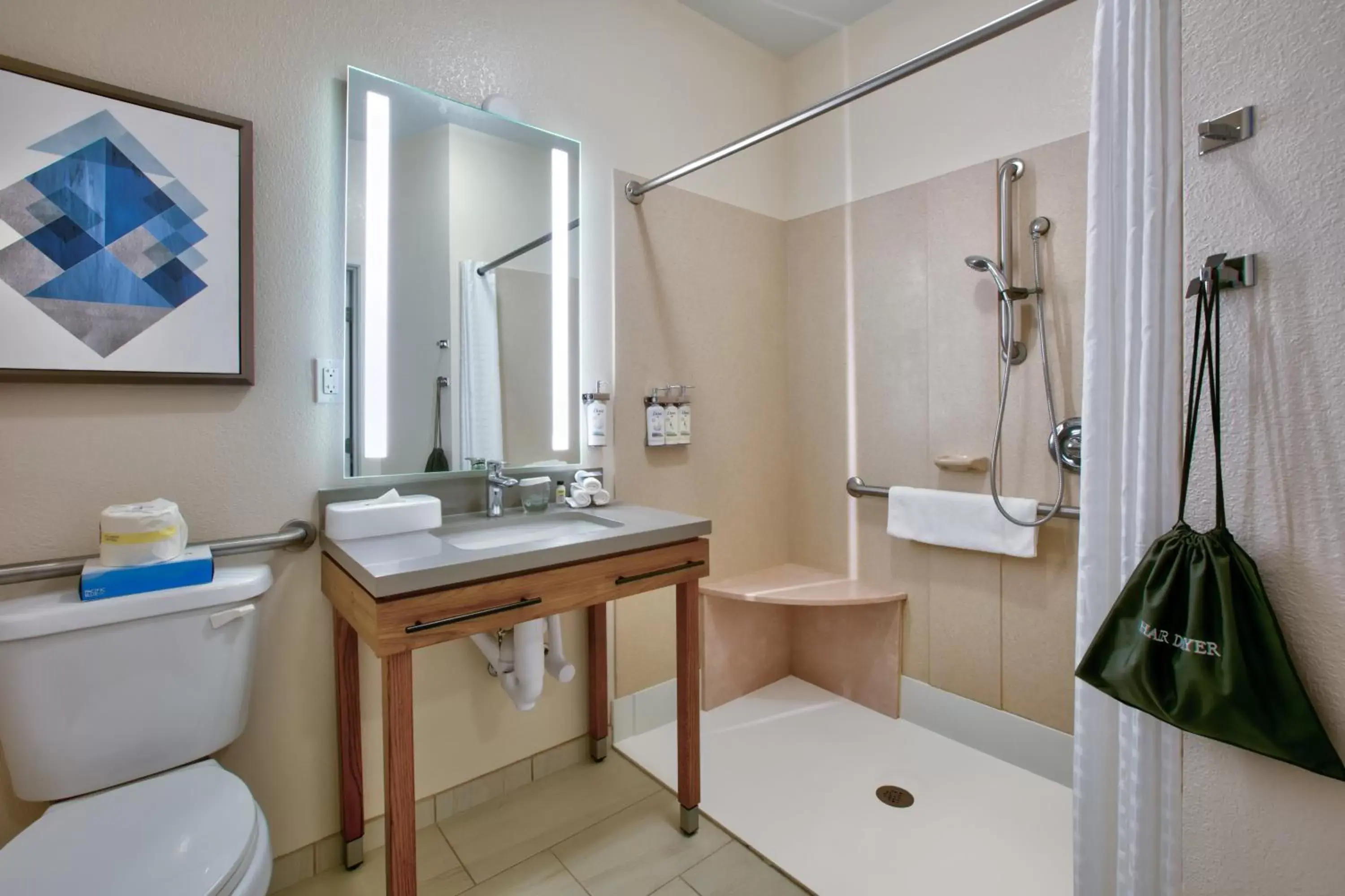 Photo of the whole room, Bathroom in Candlewood Suites Idaho Falls, an IHG Hotel