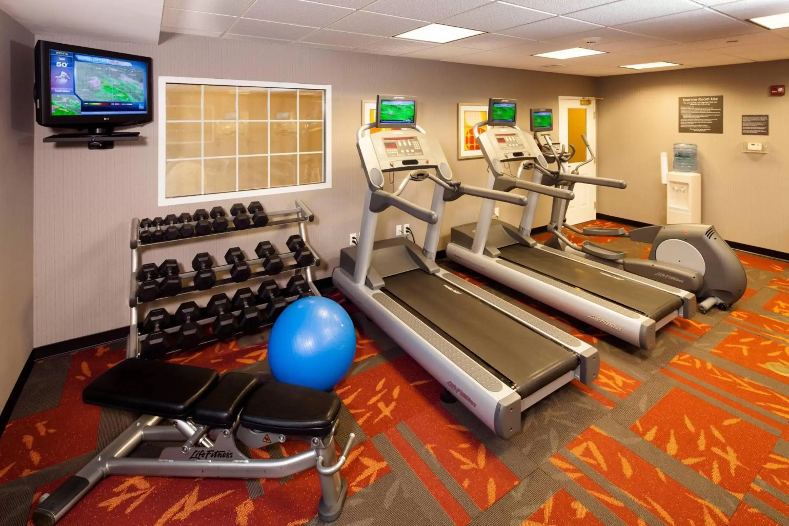 Fitness centre/facilities, Fitness Center/Facilities in Residence Inn by Marriott Wichita East At Plazzio