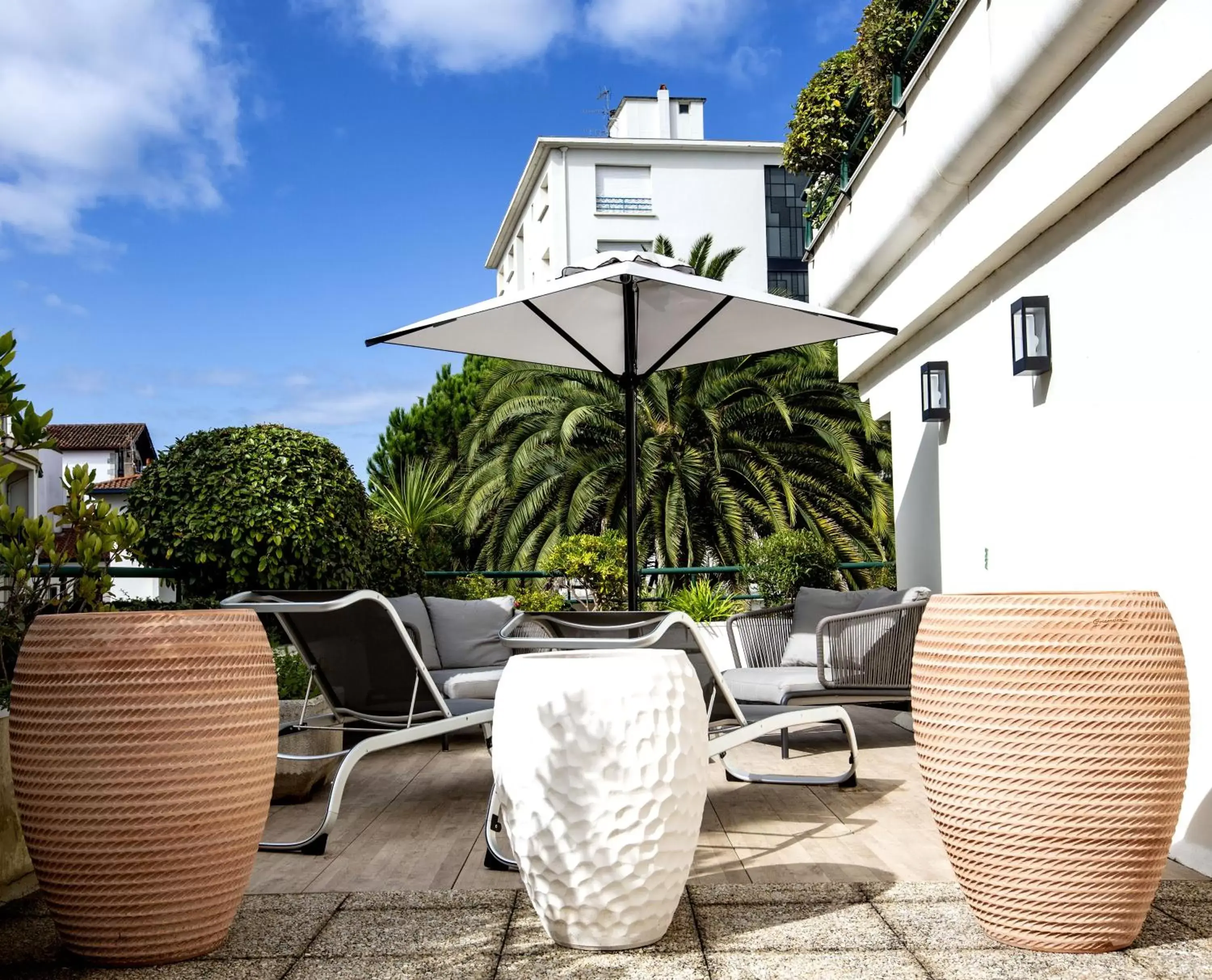 Patio in Thalazur Saint Jean de Luz - Hôtel & Spa