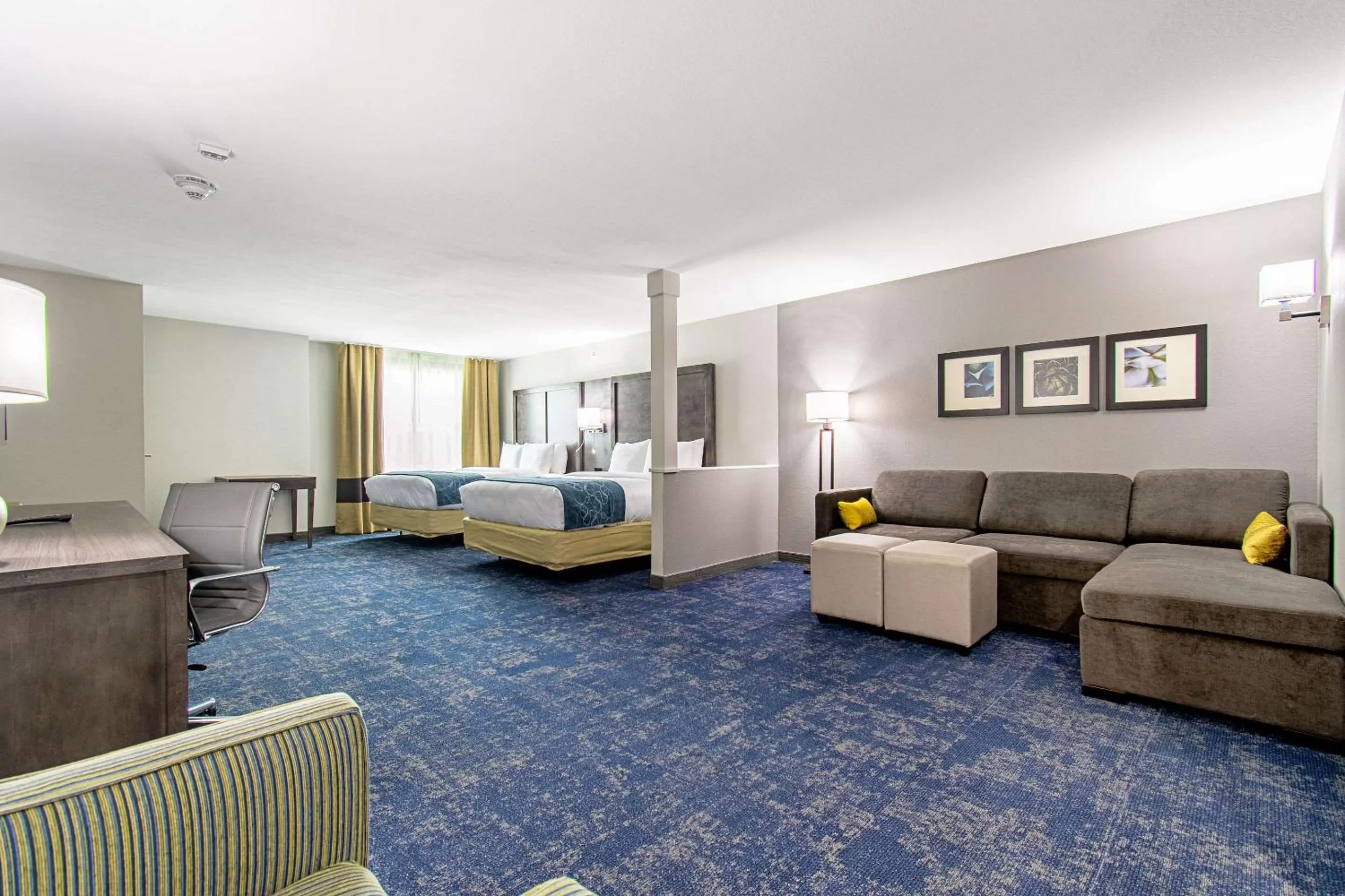 Photo of the whole room, Bed in Comfort Suites Humble Houston IAH