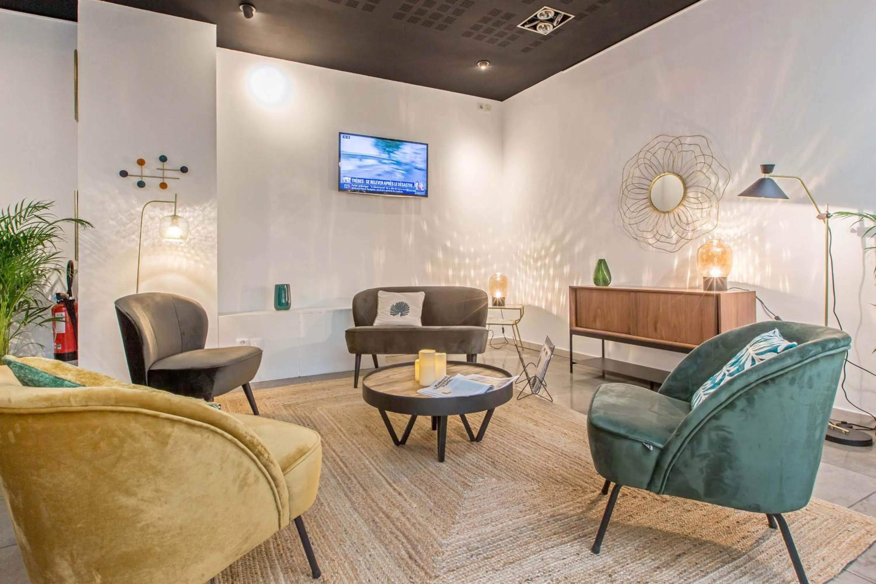 Lounge or bar in Appart'City Classic Lyon Part-Dieu
