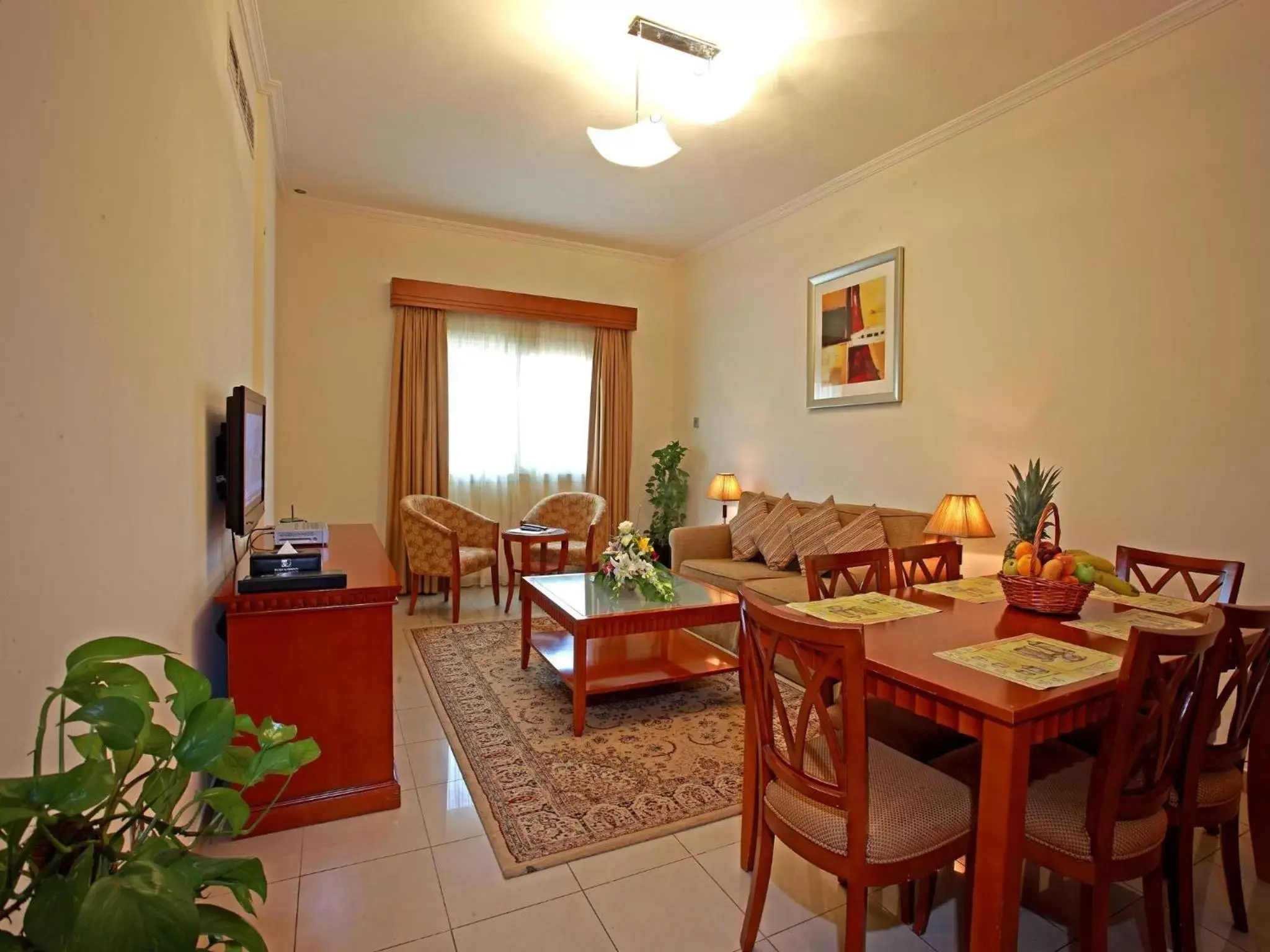 Living room in Rose Garden Hotel Apartments - Bur Dubai